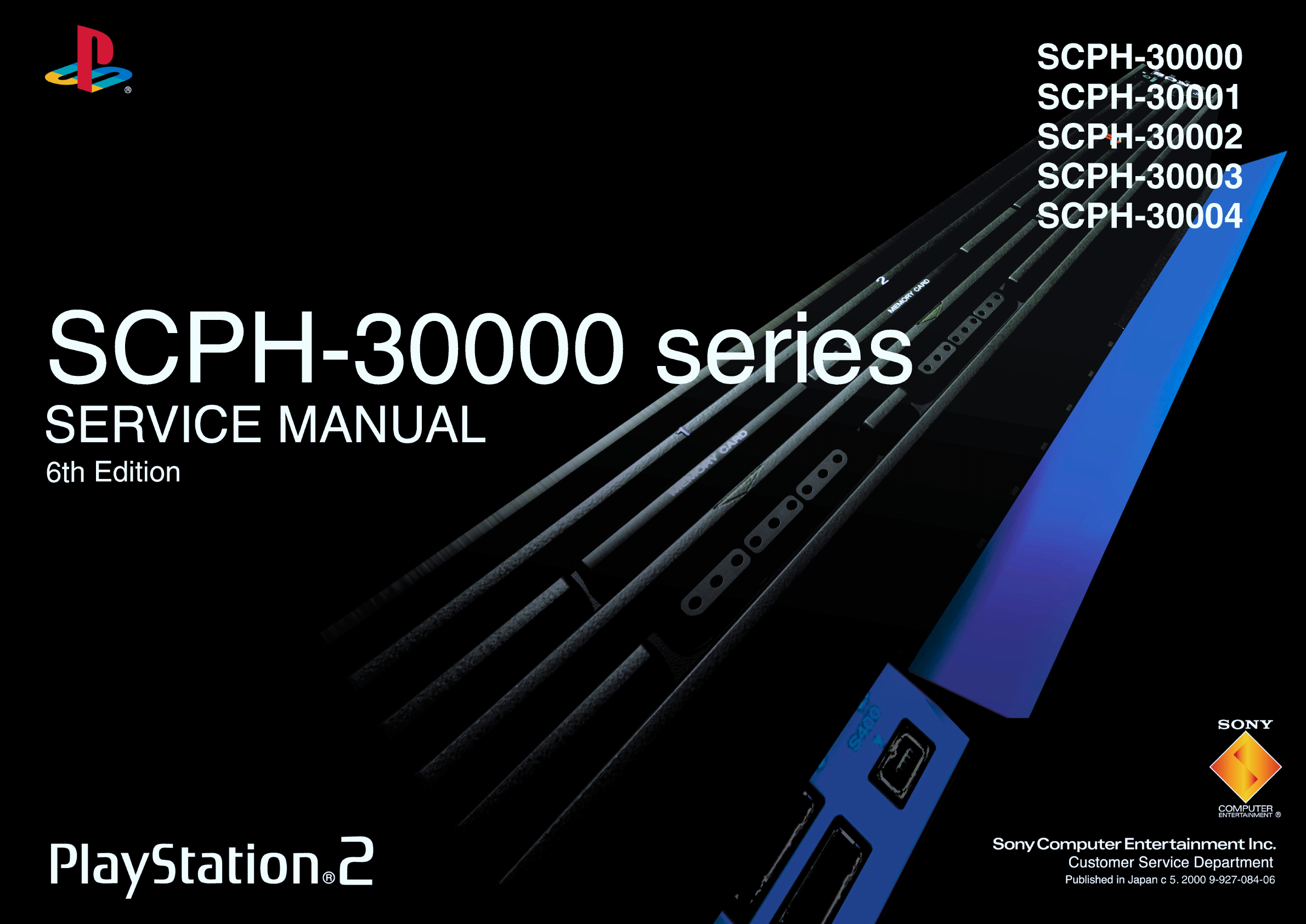 04 sony-ps2-scph-30000 series service manual - Livros