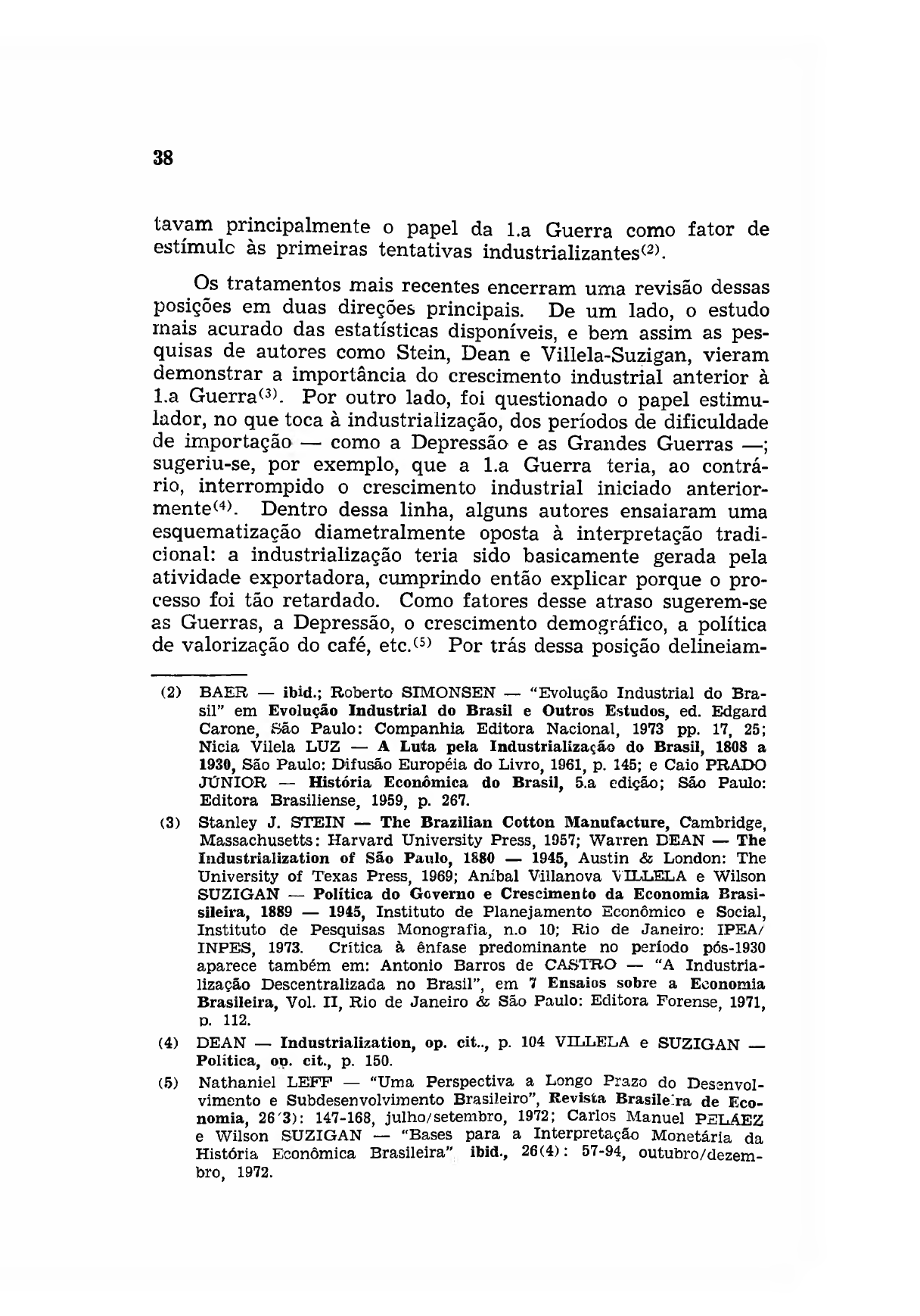 Texto 4 A Industrializacao Brasileira Antes De 30 Economia Brasileira