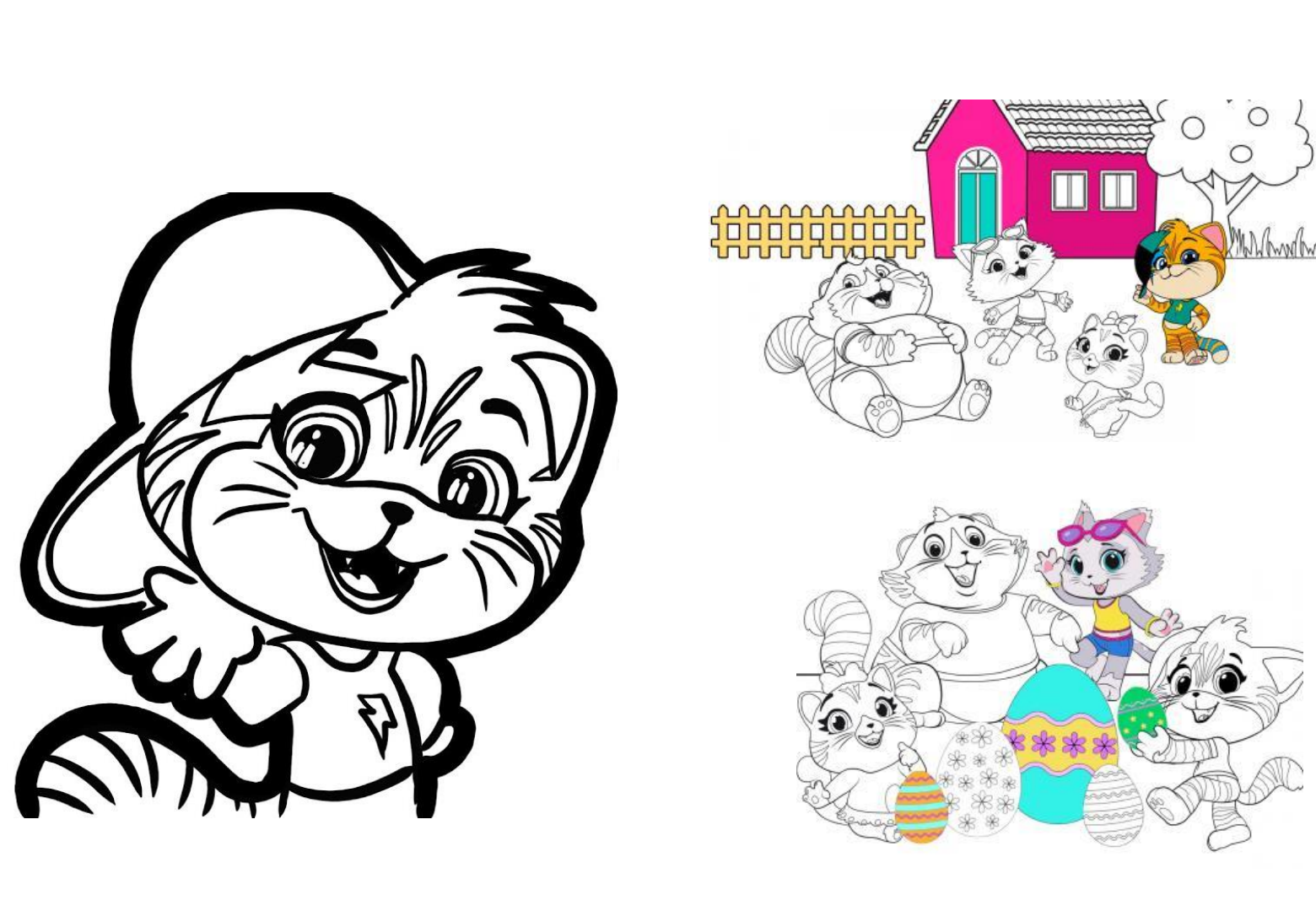 Gato para colorir e imprimir - Colorir