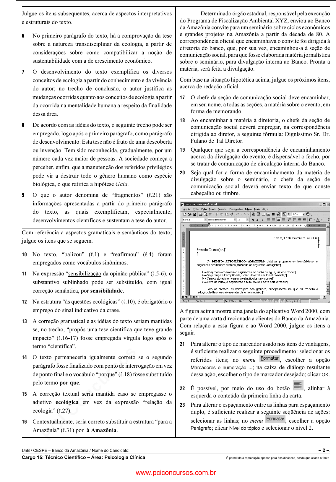 Total Cespe Info, PDF, Janela (informática)