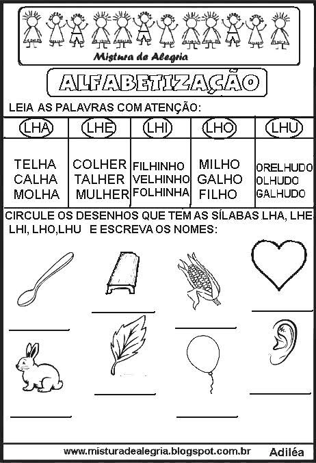 atividades-alfabetização-sílabas-complexas-lh-imprimir-colorir-1 -  Alfabetização e Letramento