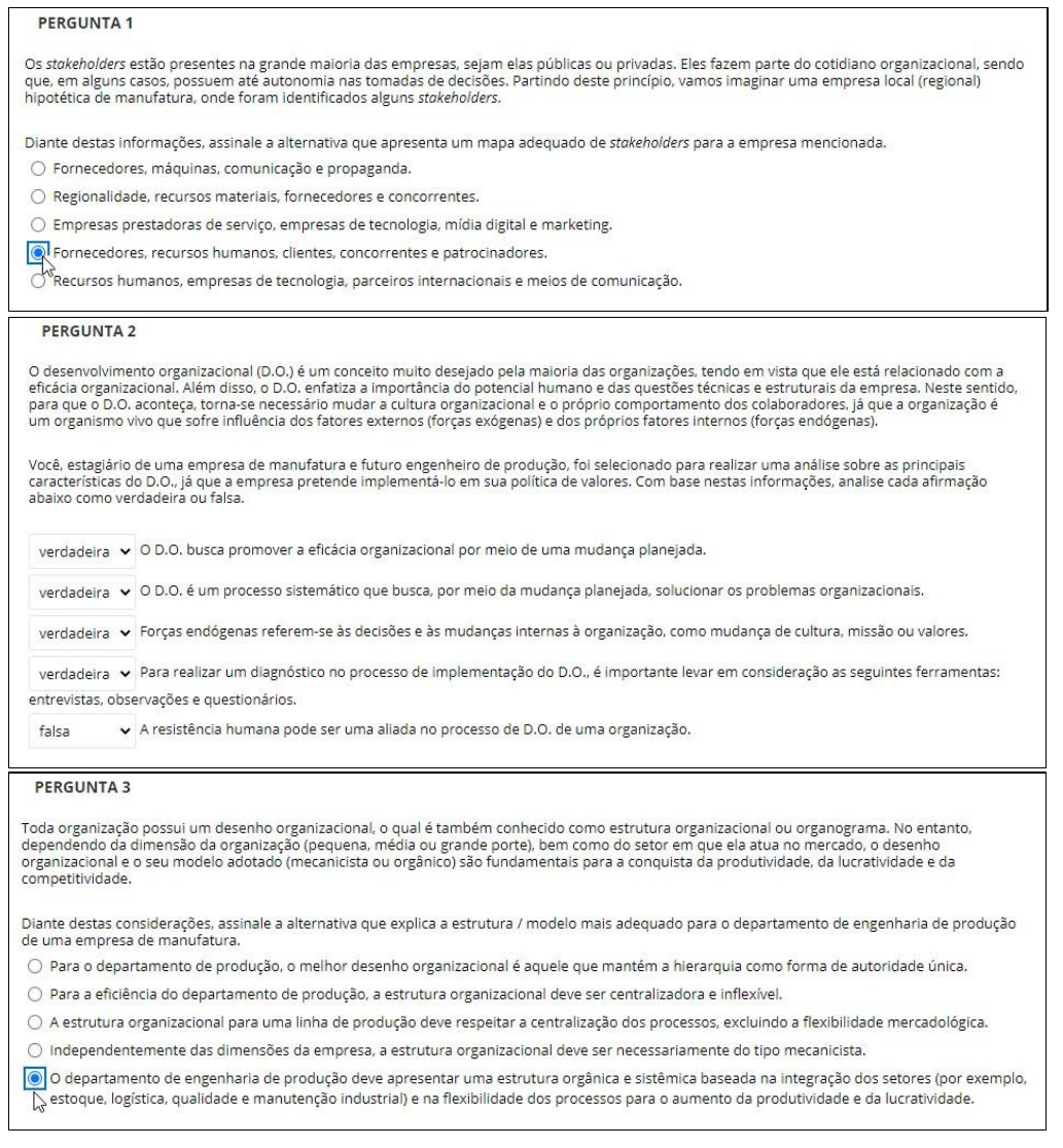 Atividade Para Avaliação - Administração II (semana 3) UNIVESP ...