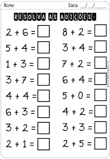 Trilha Matemática (adição e subtração) worksheet