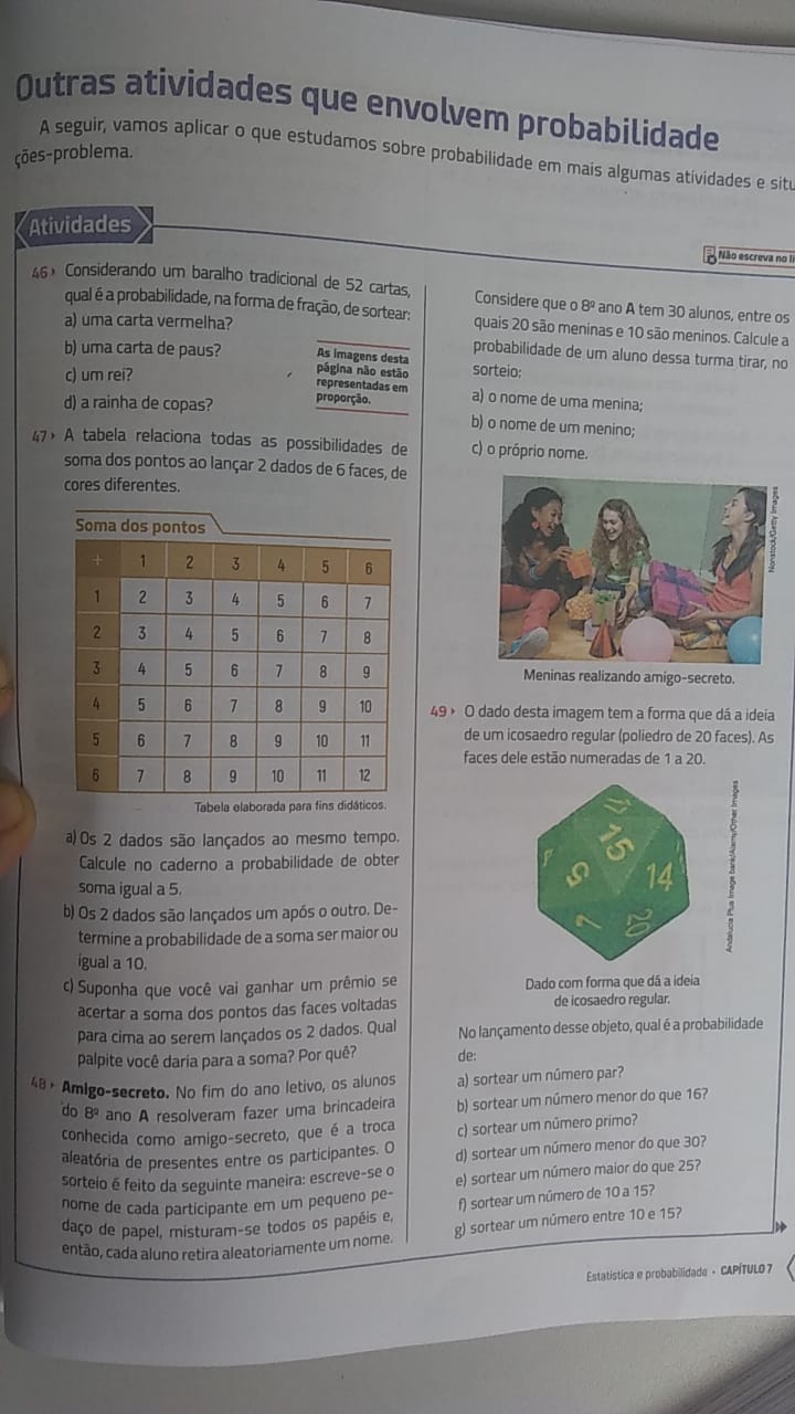 Probabilidade - Matematica 8 Ano