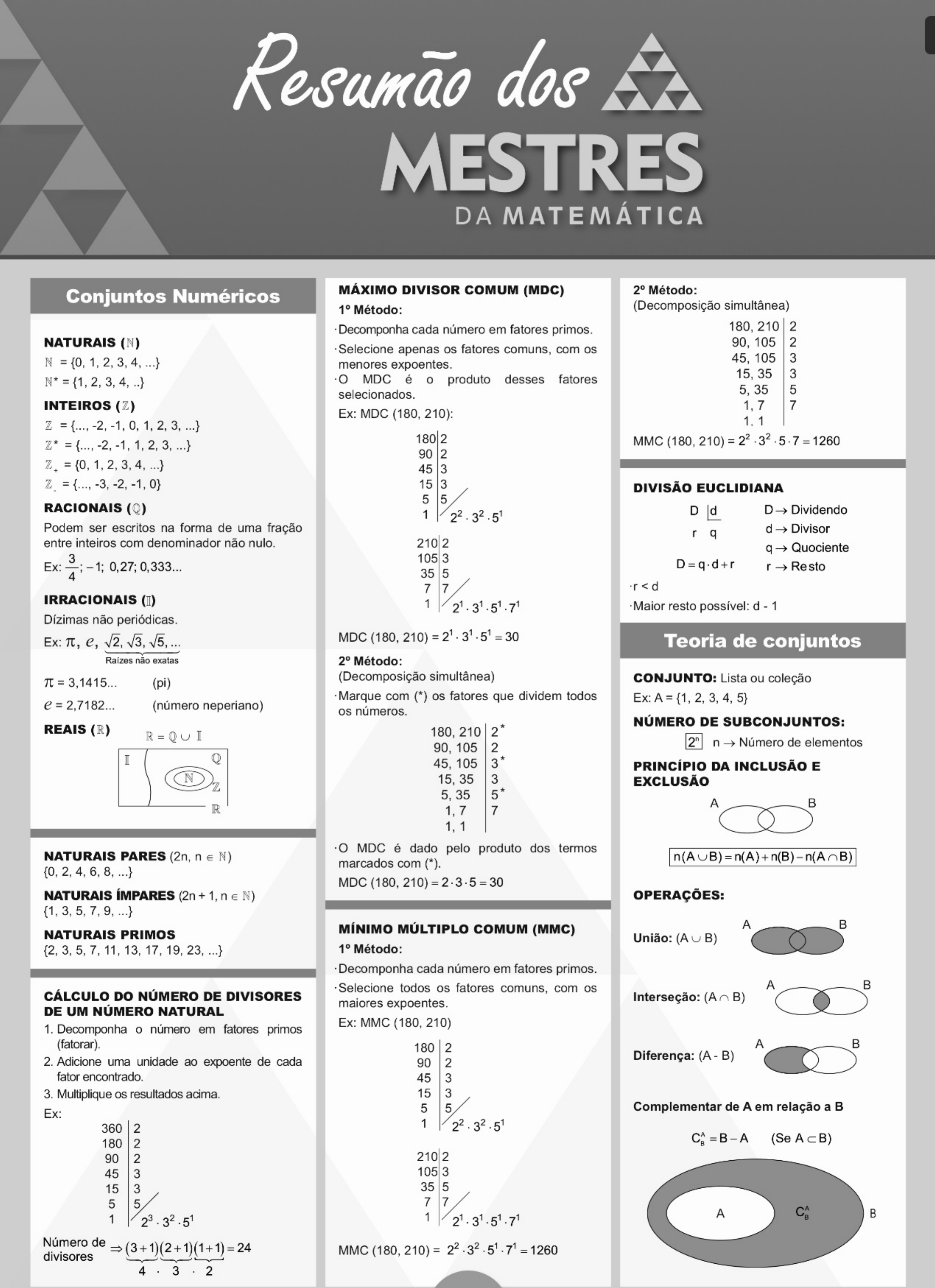 Formulas De Matematica Para O Enem FDPLEARN