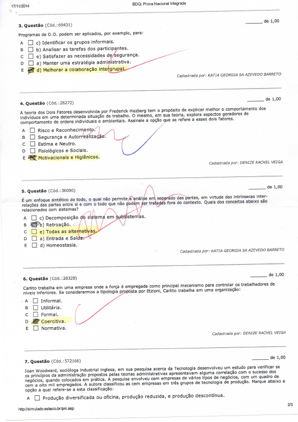 Av2 Prova B - TGA Presencial - Administração