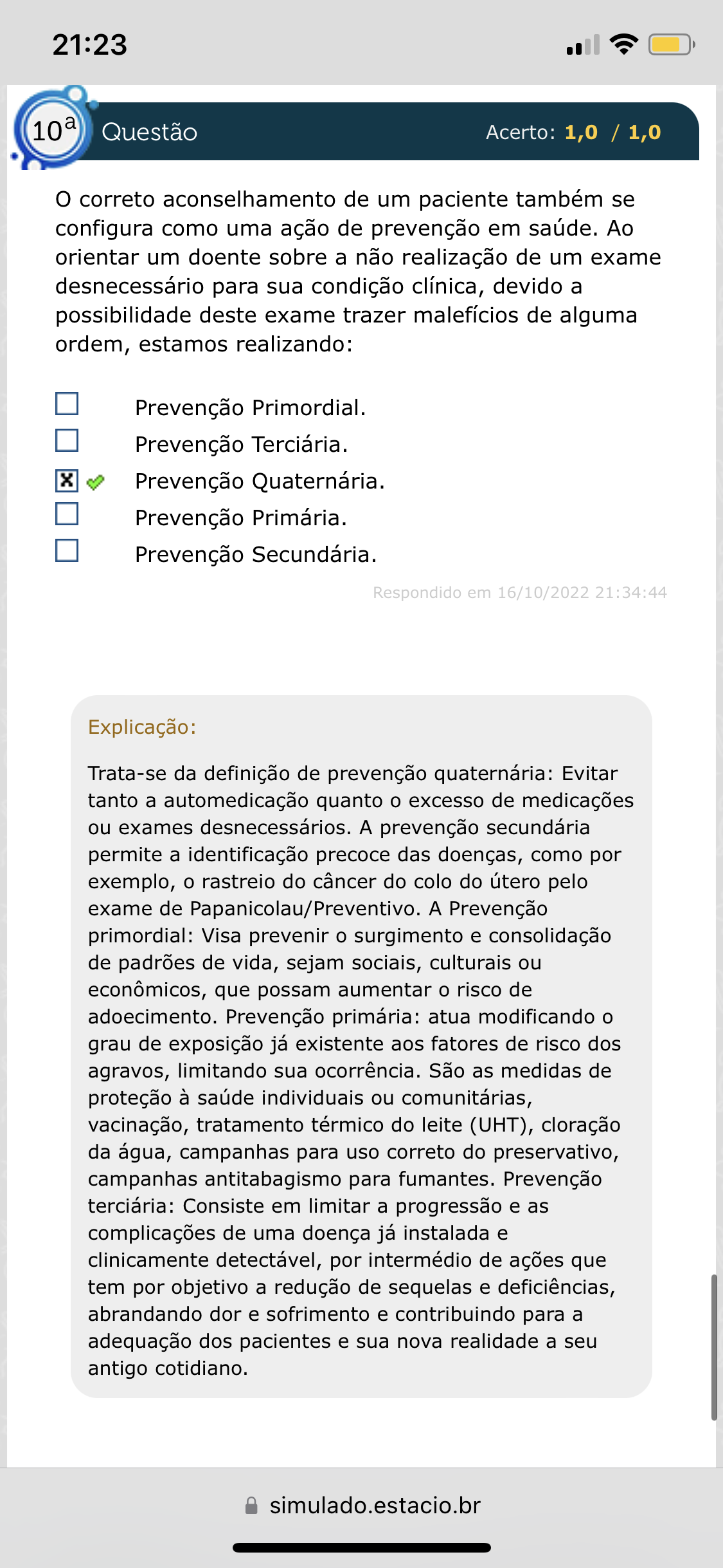 Simulado Fundamentos Da Epidemiologia E Estatística Fundamentos De Estatística E Epidemiologia 4751