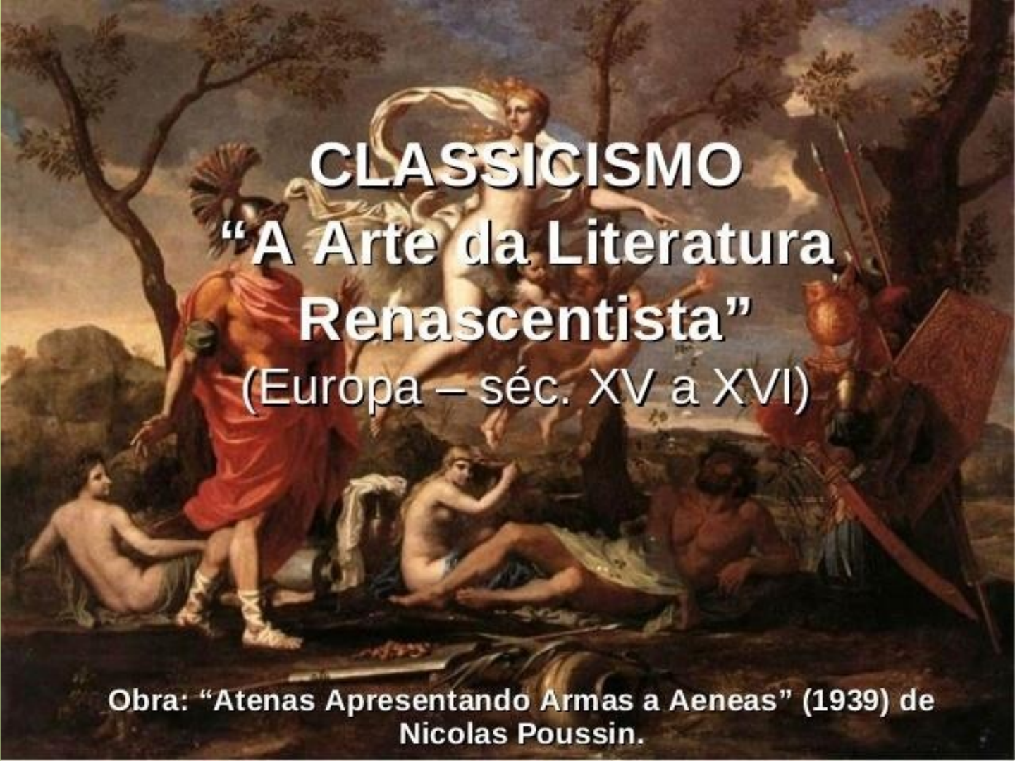 Classicismo Em Portugal- Atividades - Português