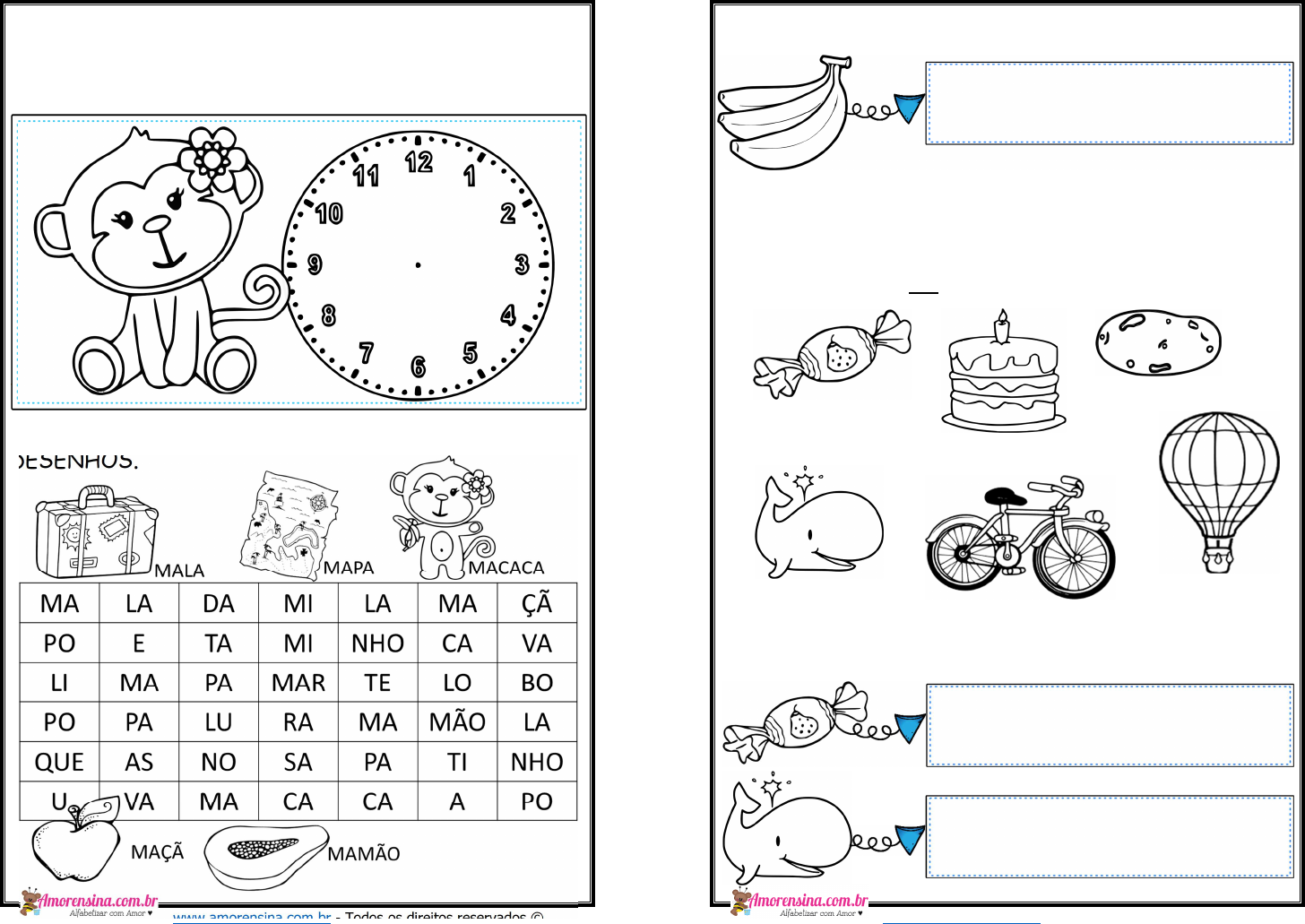 Parlenda meio-dia worksheet