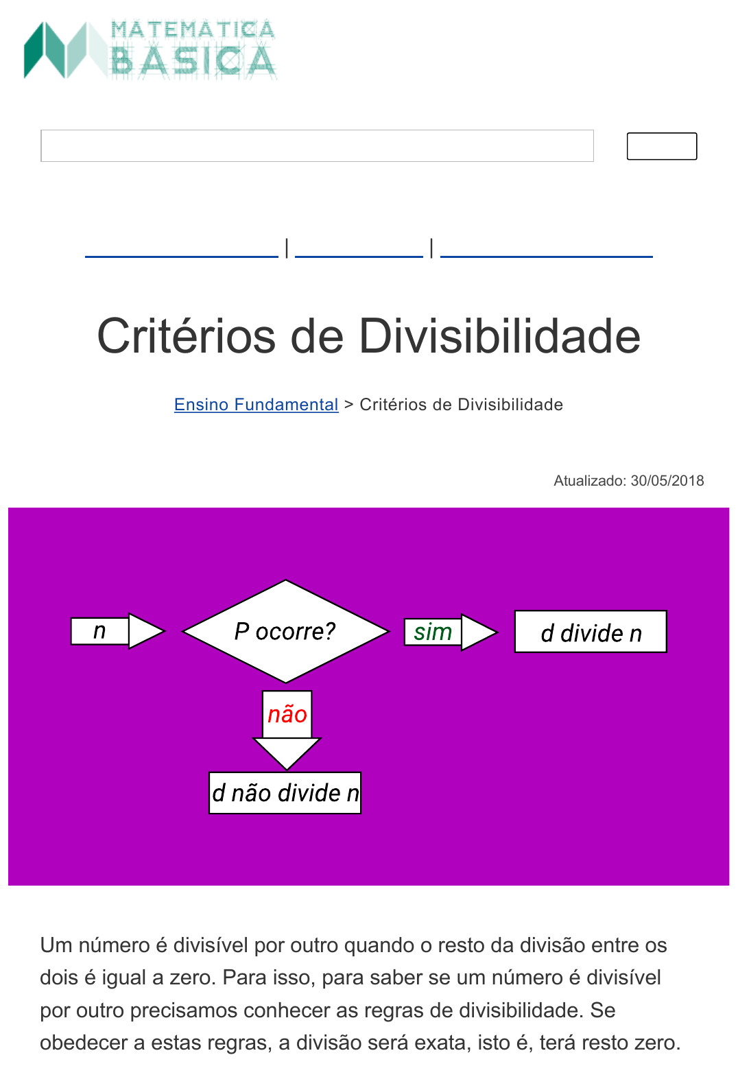 Importante saber ler, operar e - Matemática, SIM OU NÃO.