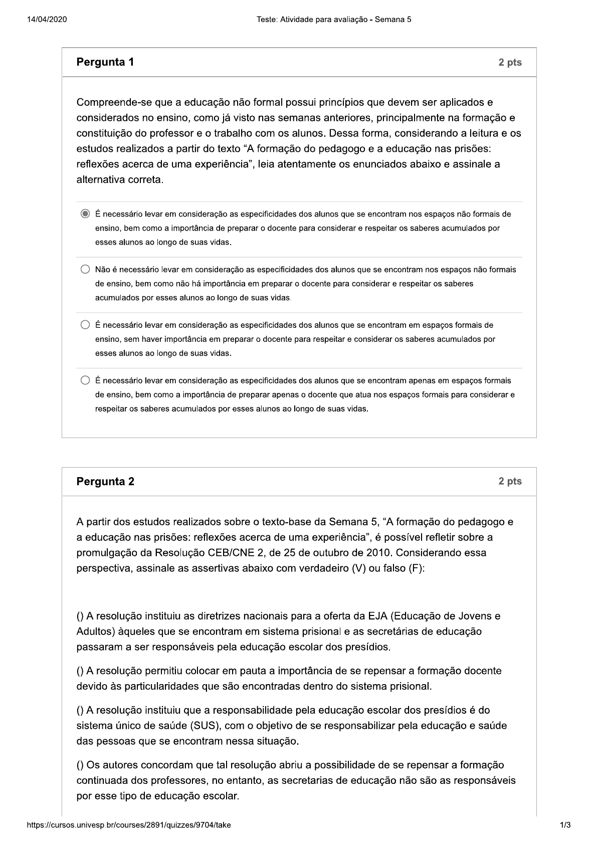 Atividade Semana 05 Educação Em Espaços Não Formais 7109