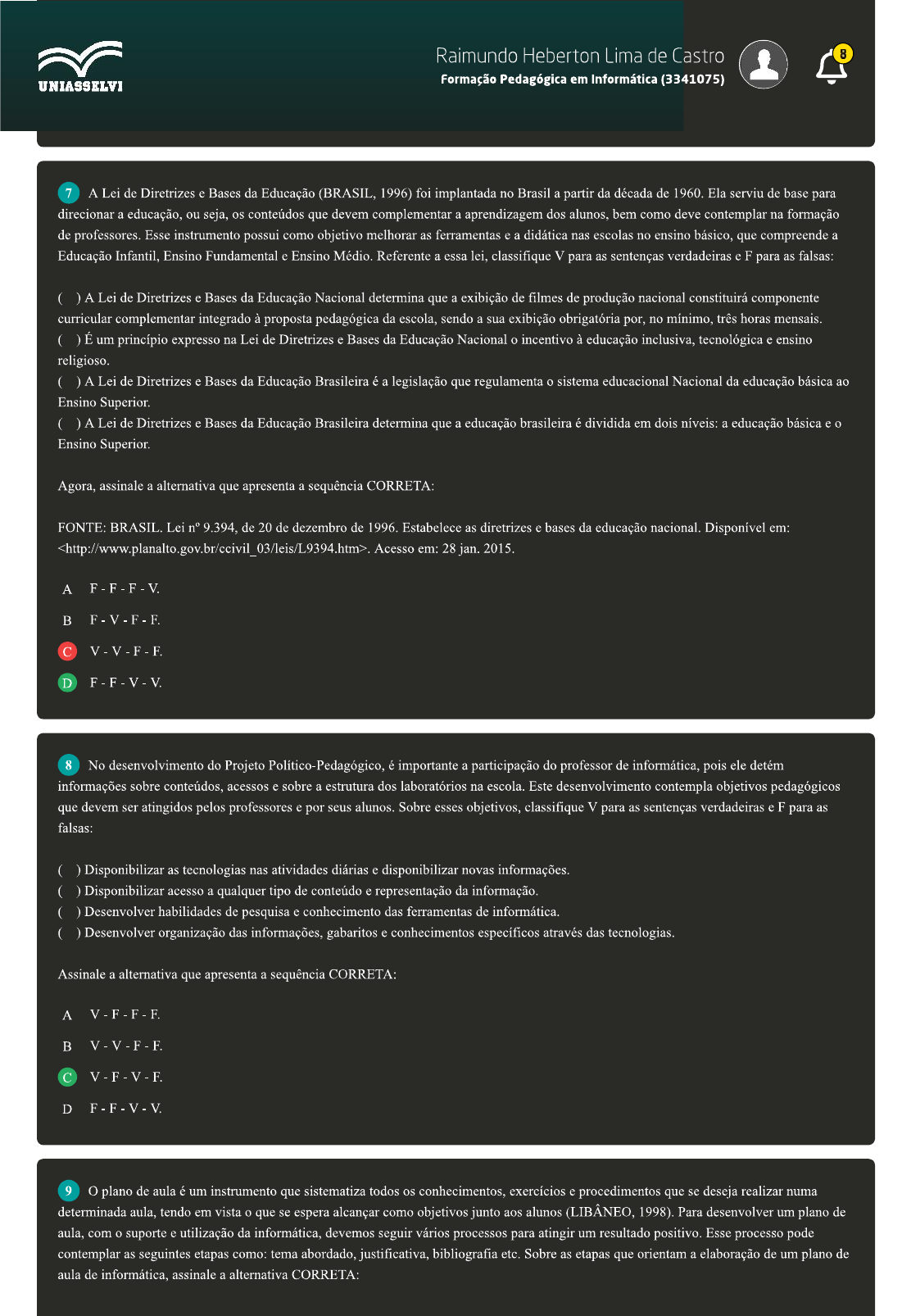 AVA 2 - Didática e Metodologia do Ensino da Informática
