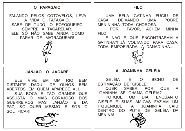 pequenos textos para leitura 1 638 - Didática