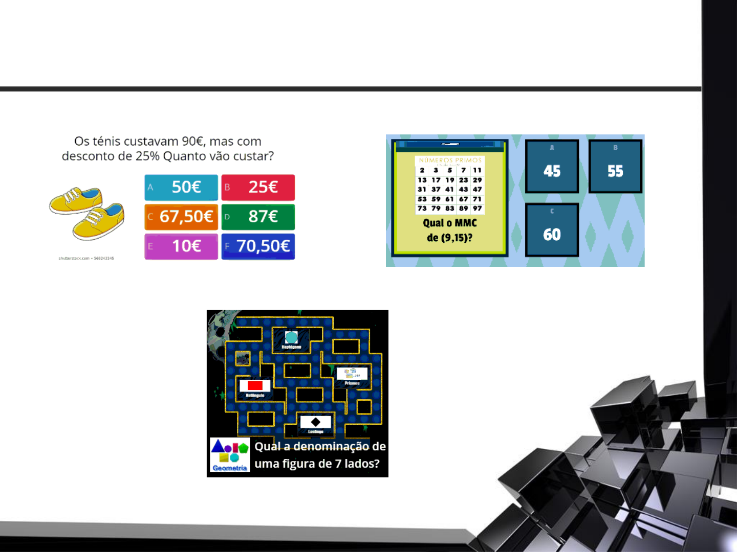 QUIZ DE MATEMÁTICA 6º ANO #1  QUIZ DE MATEMÁTICA ENSINO FUNDAMENTAL 