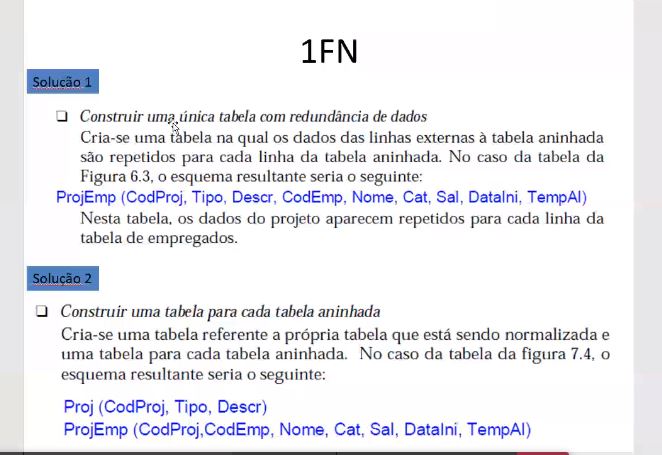 Conceito-tabela-normalizacao(exemplo 1fn) - Banco De Dados II