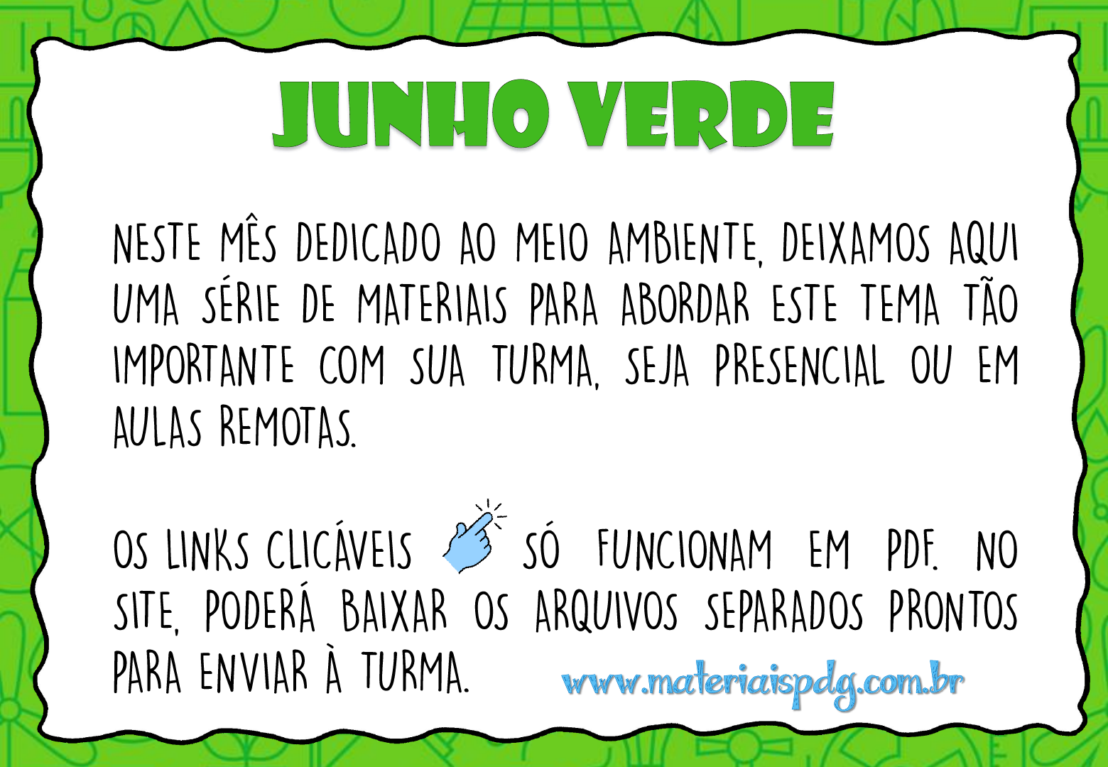 MEIO AMBIENTE - JUNHO VERDE - WWW.MATERIAISPDG.COM.BR.pdf