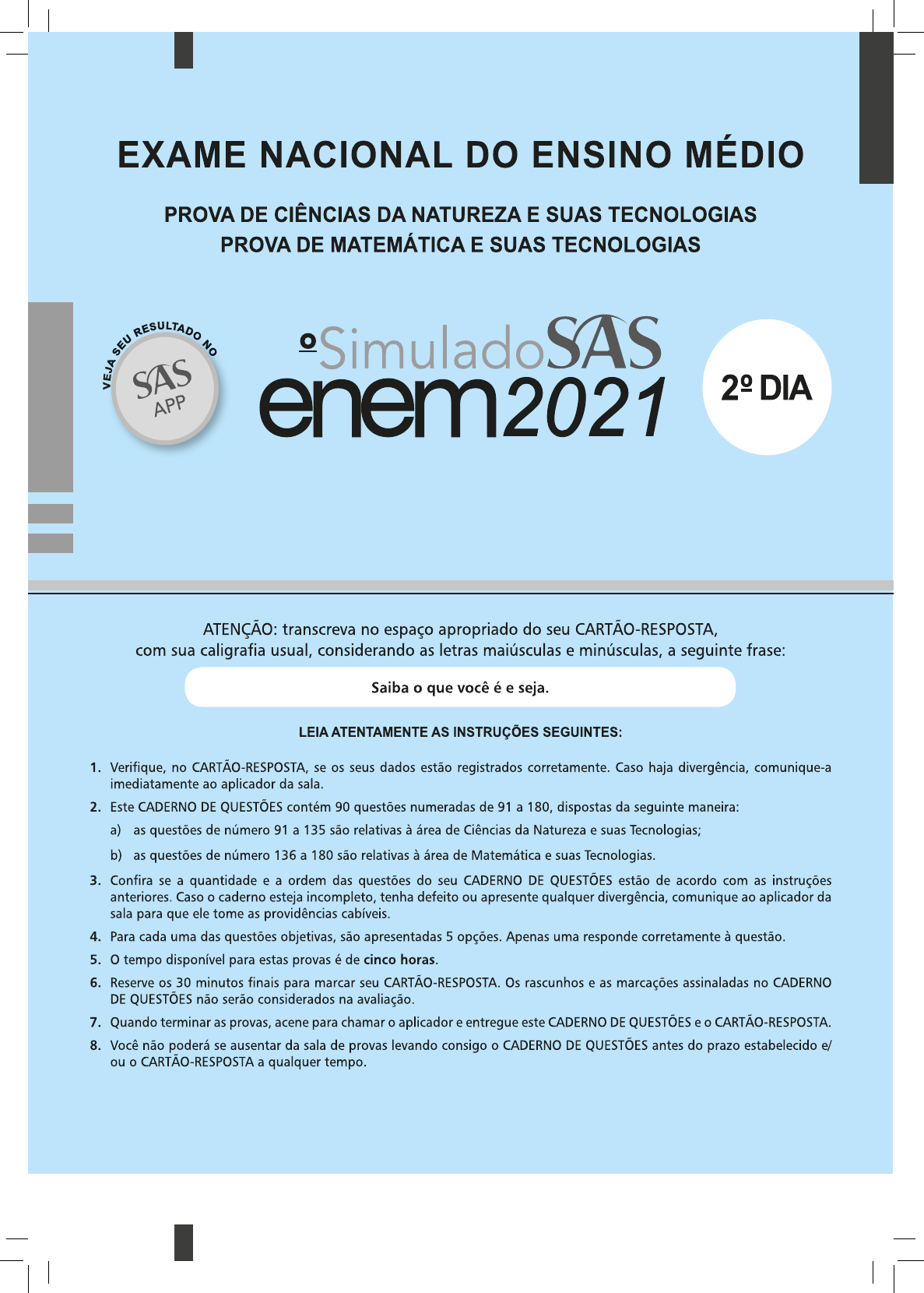 Resolução Enem 2021 Matemática