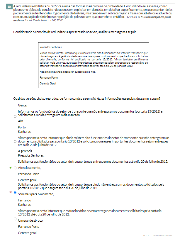 Questão TEXTO SAMBA NO ARIdentifique o sinônimo que melhor se