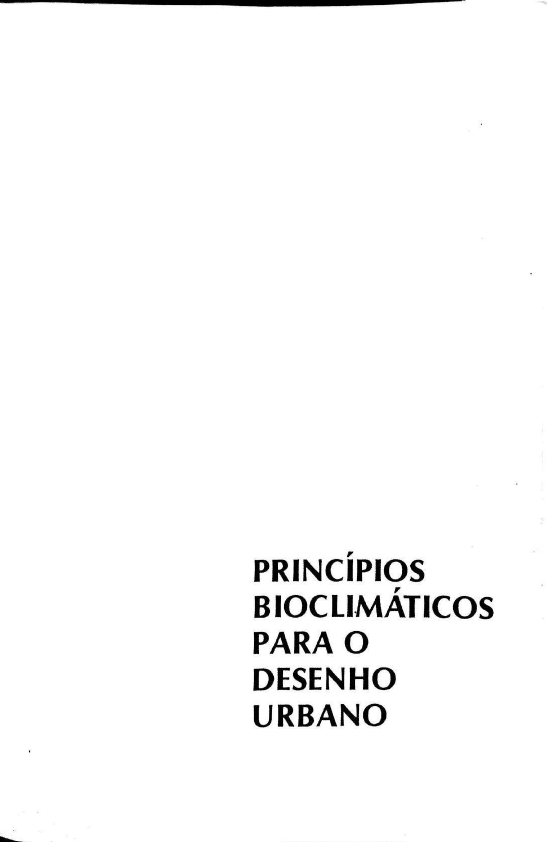 [LIVRO] Principios Bioclimaticos Para O Desenho Urbano - Arquitetura E ...