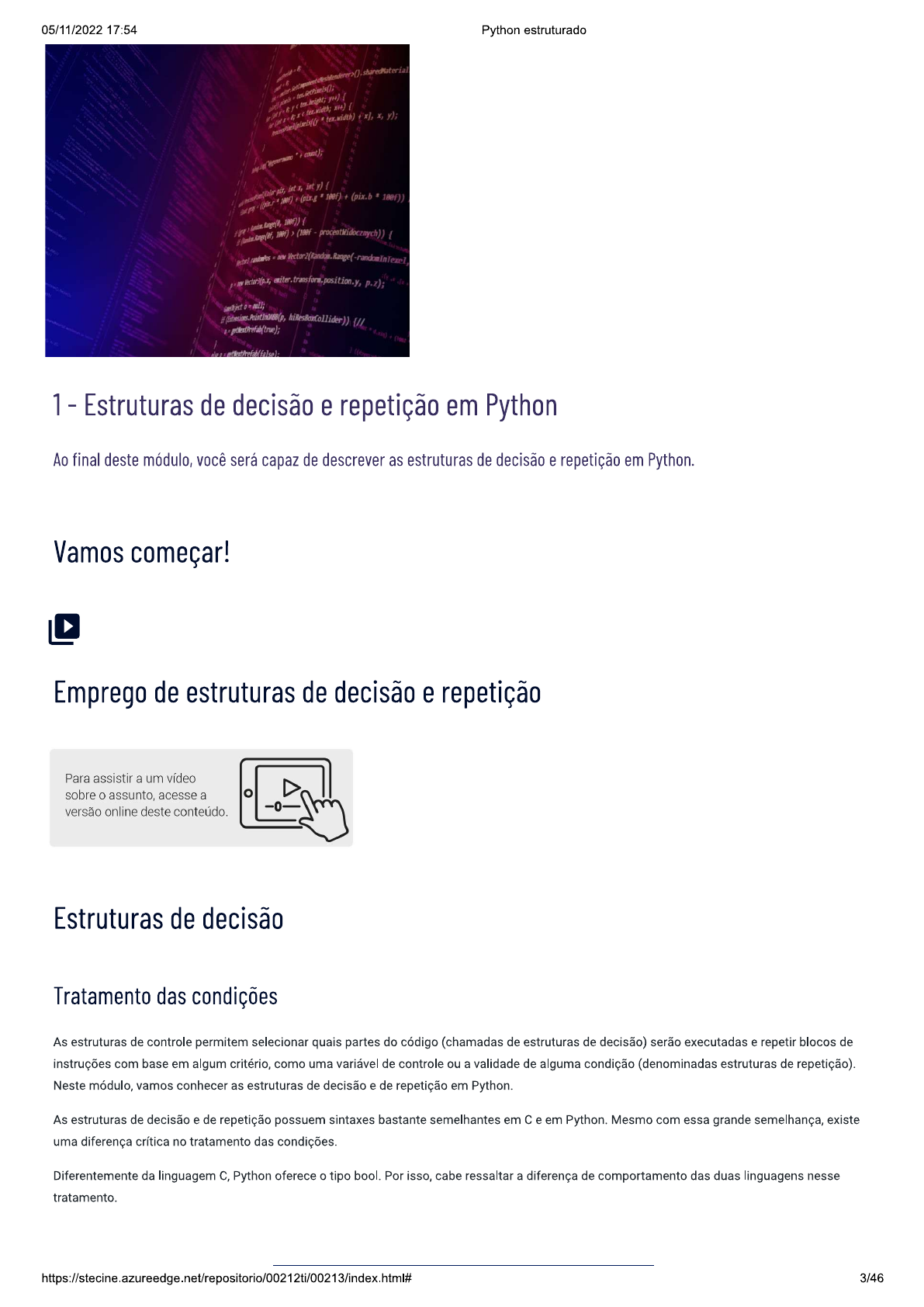 Python Estruturado - 03 - Programação Python