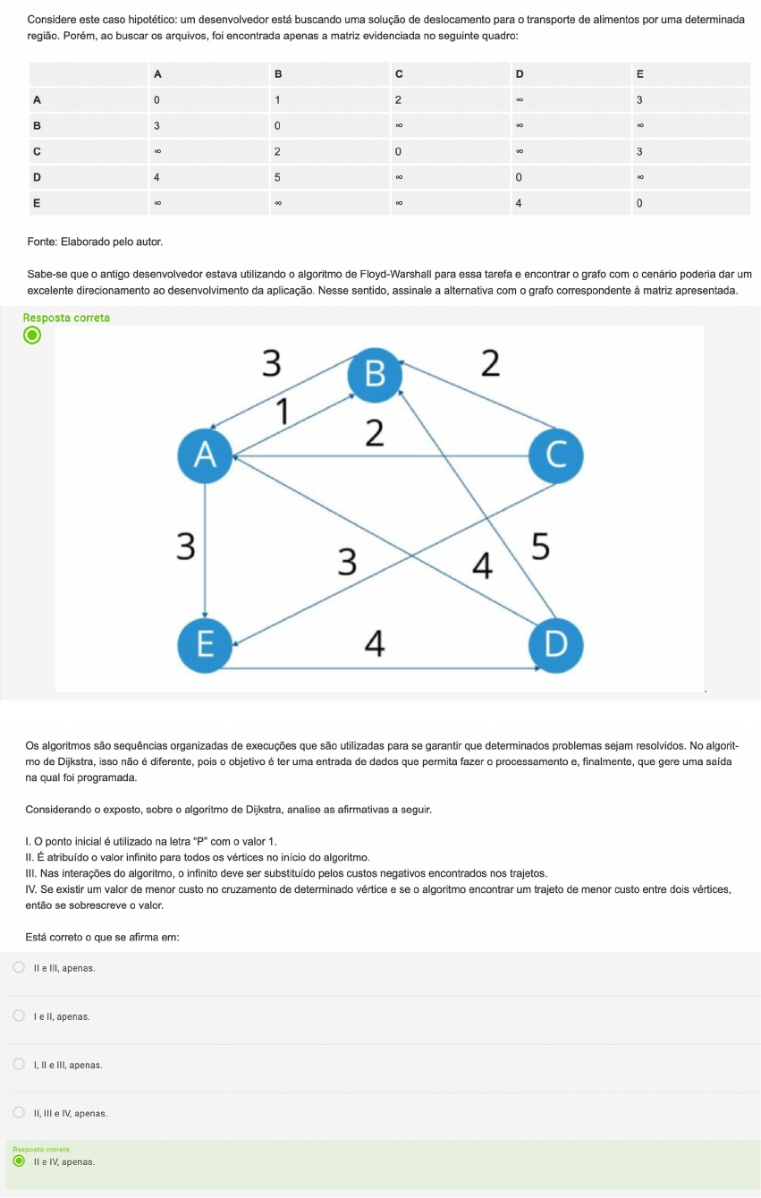 Atividade 4 - INTRODUÇÃO A TEORIA DOS GRAFOS - Teoria Dos Grafos