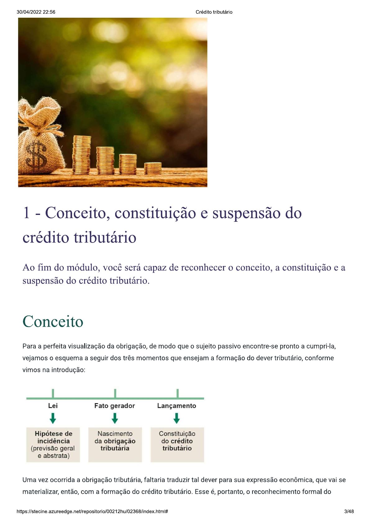 Tema 4 Crédito Tributário - Direito Tributário I