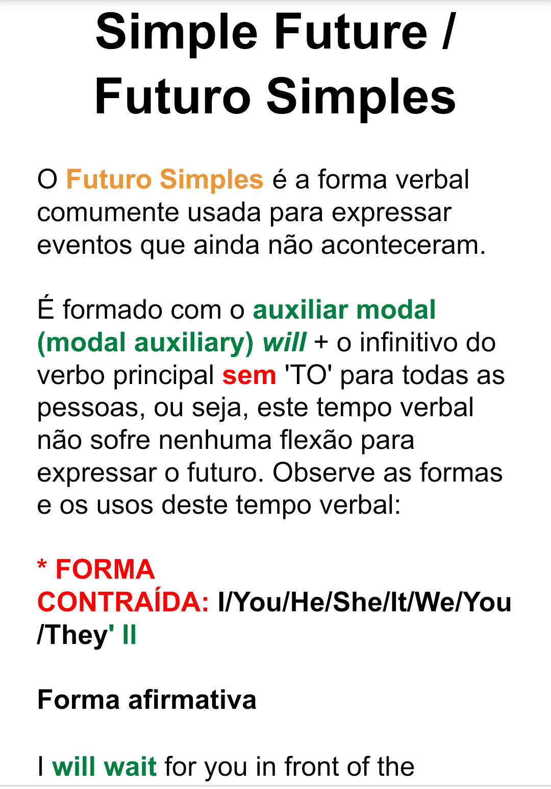 Como usar o futuro simples em inglês – Inglês Winner