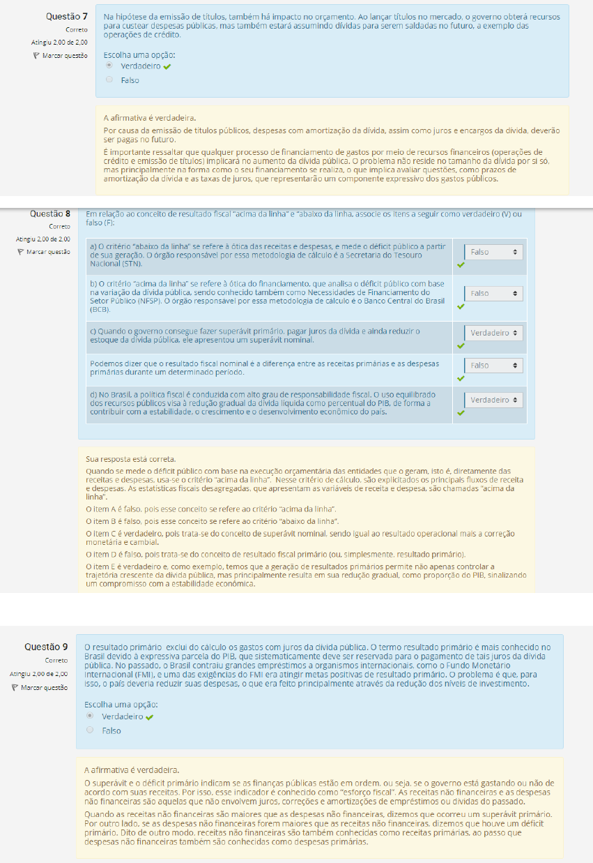 Exercício Avaliativo 3 Introdução Ao Orçamento Público Módulo 3 A Dívida Pública E O 9267