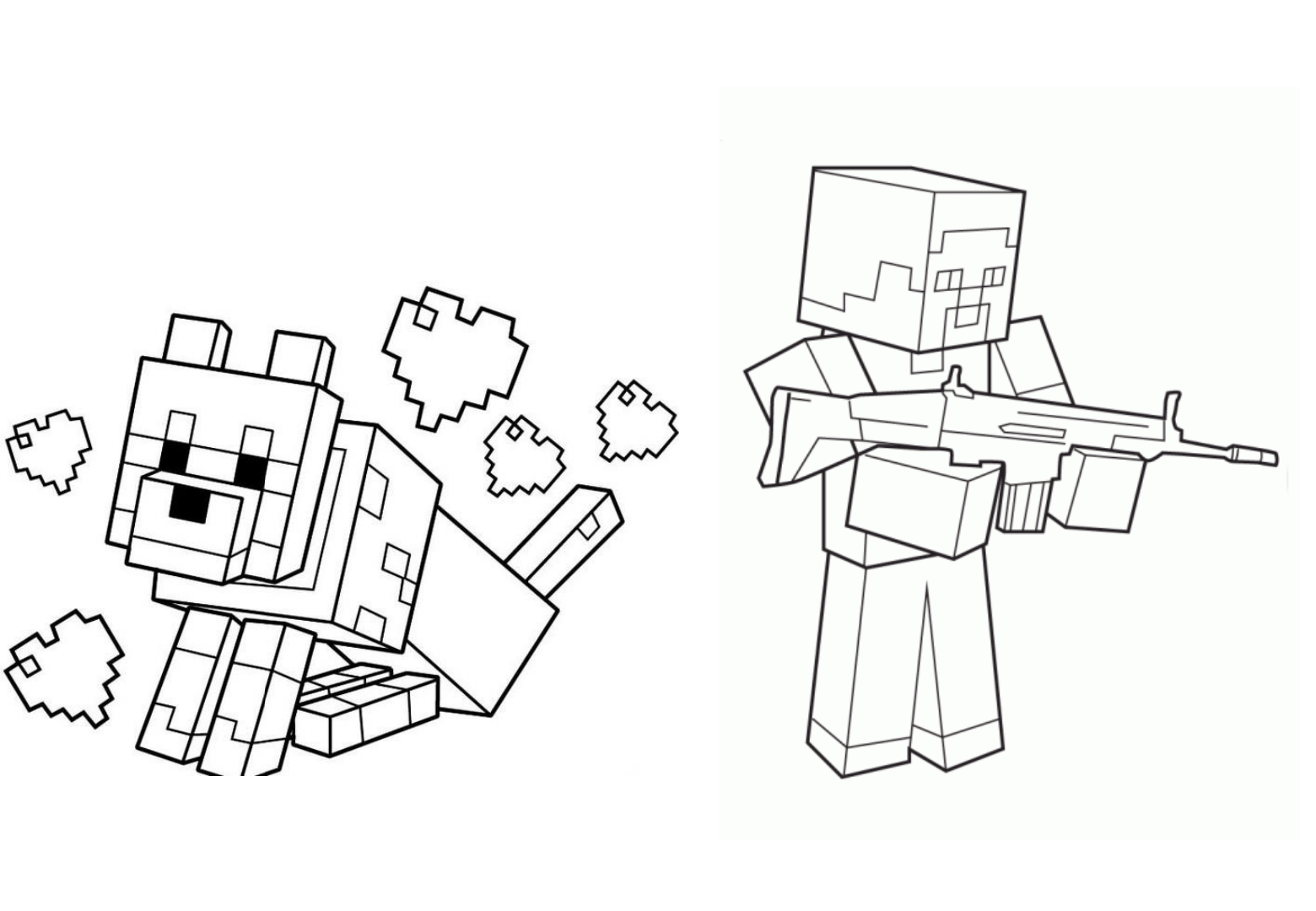 Desenhos para Desenhar Minecraft 4