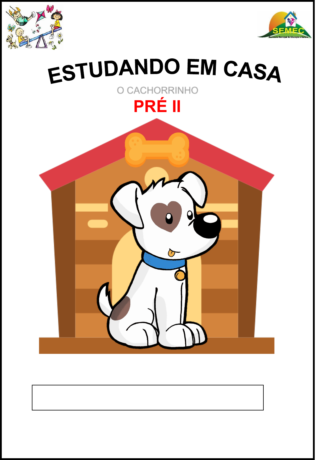 Grátis: Atividades para Crianças - Cachorrinho - Material Claro e Objetivo  em PDF para Estudo Rápido, image size:1129x1560