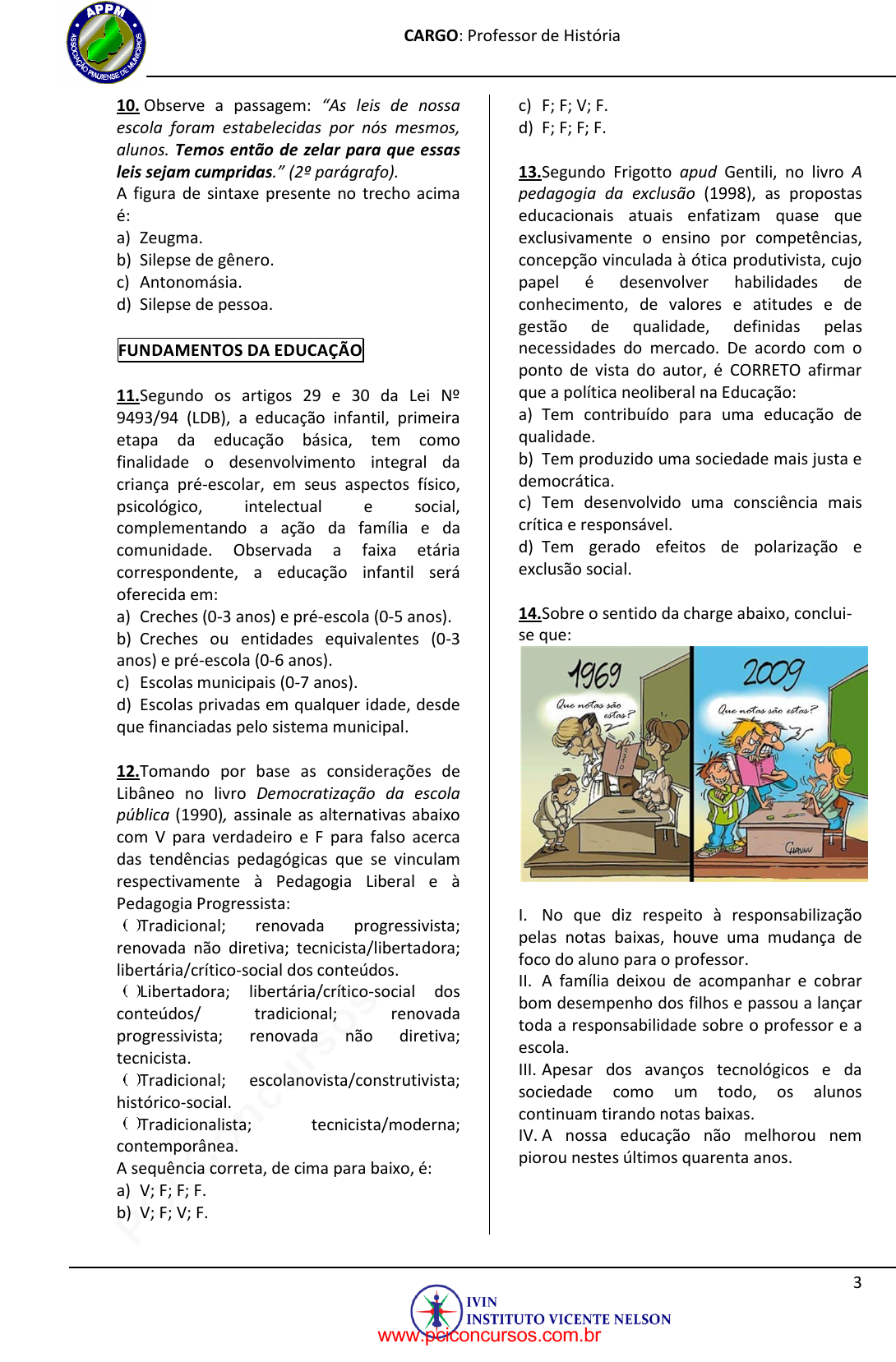 O que significa as notas A, B, C, D, E e F nas escolas?