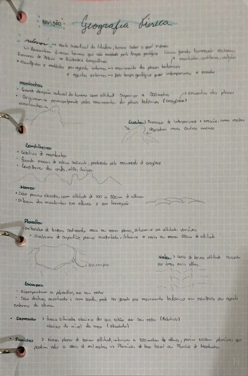 Geografia Fisica Geografia Enem