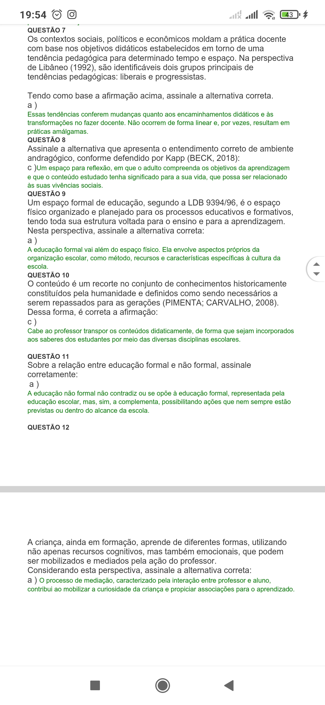 Fundamentos Ação Pedagógica - Fundamentos Da Açao Pedagogica