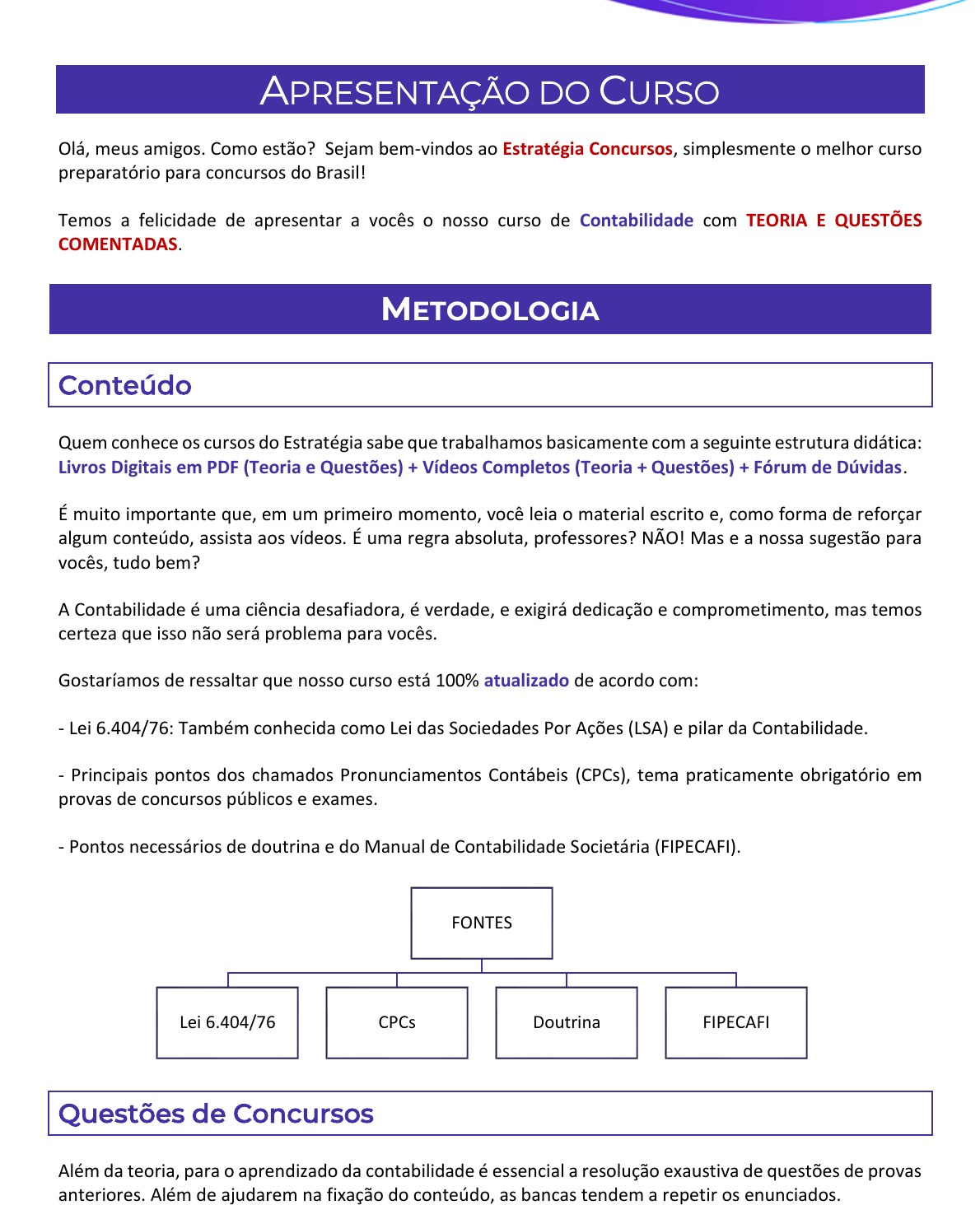 FIPECAFI oferece curso Preparatório para Prova do Instituto