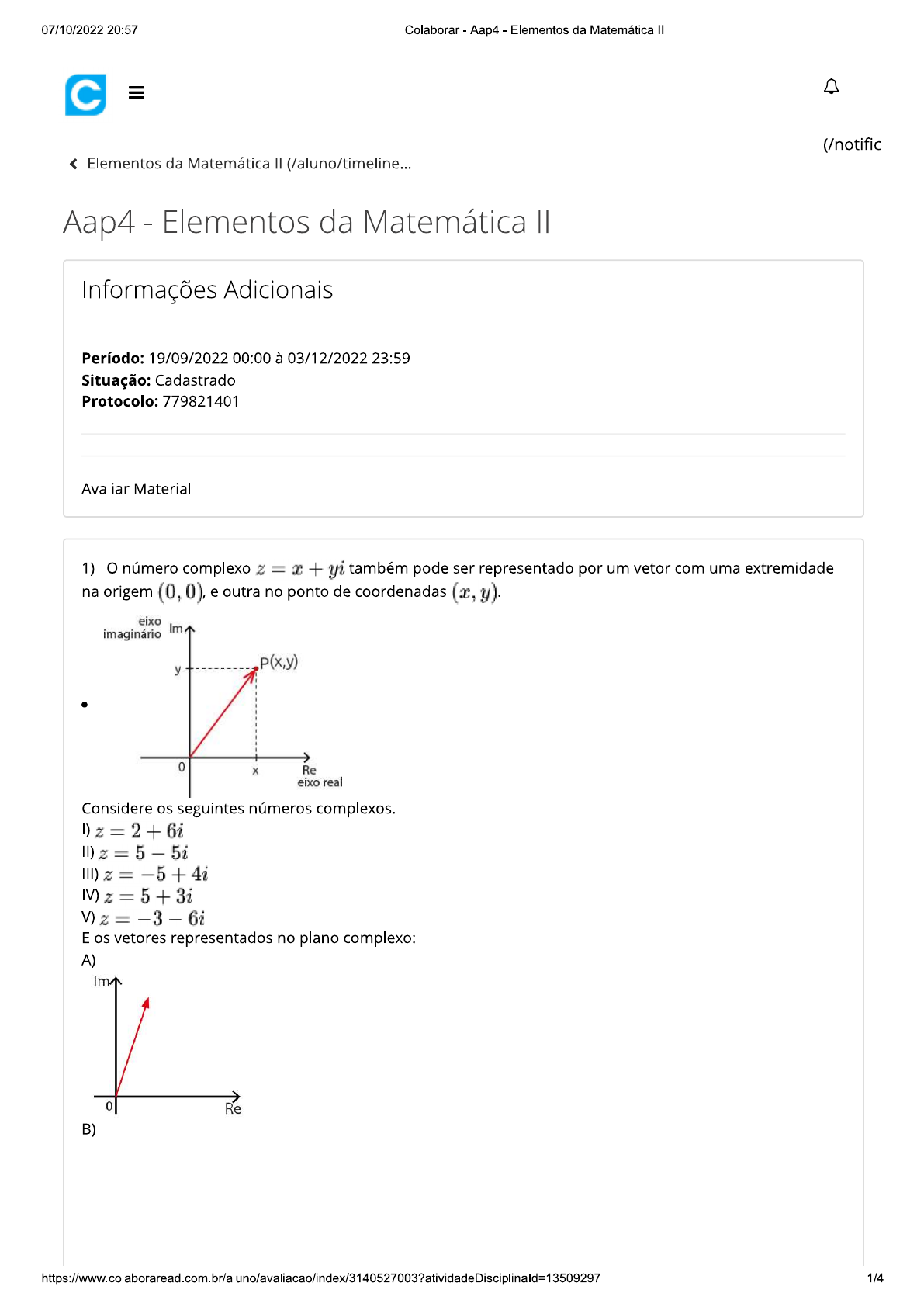 Aap4 - Elementos Da Matemática II - Matemática