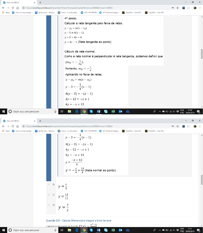 Apol 3 Calculo Diferencial E Integral A Uma Variavel Cálculo Diferencial E Integral A Uma Variável 7042