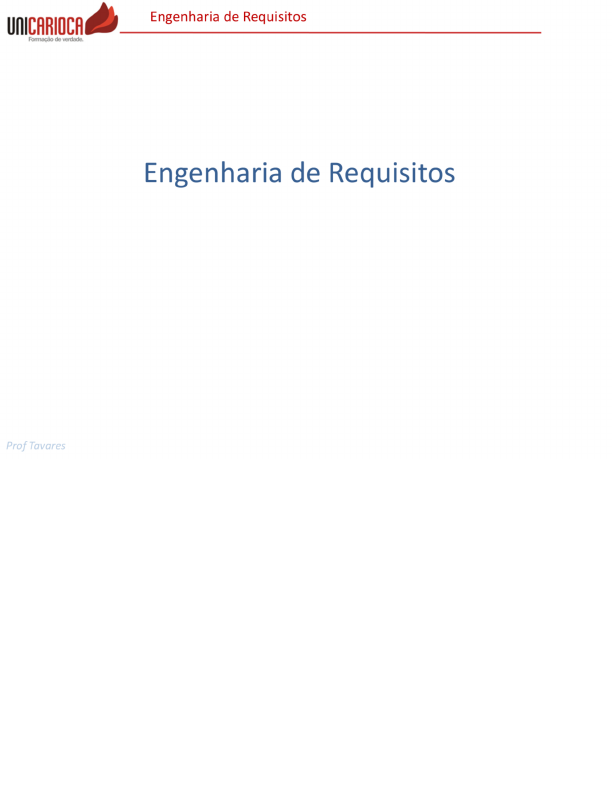 Introdu O A Engenharia De Requisitos Engenharia De Requisitos