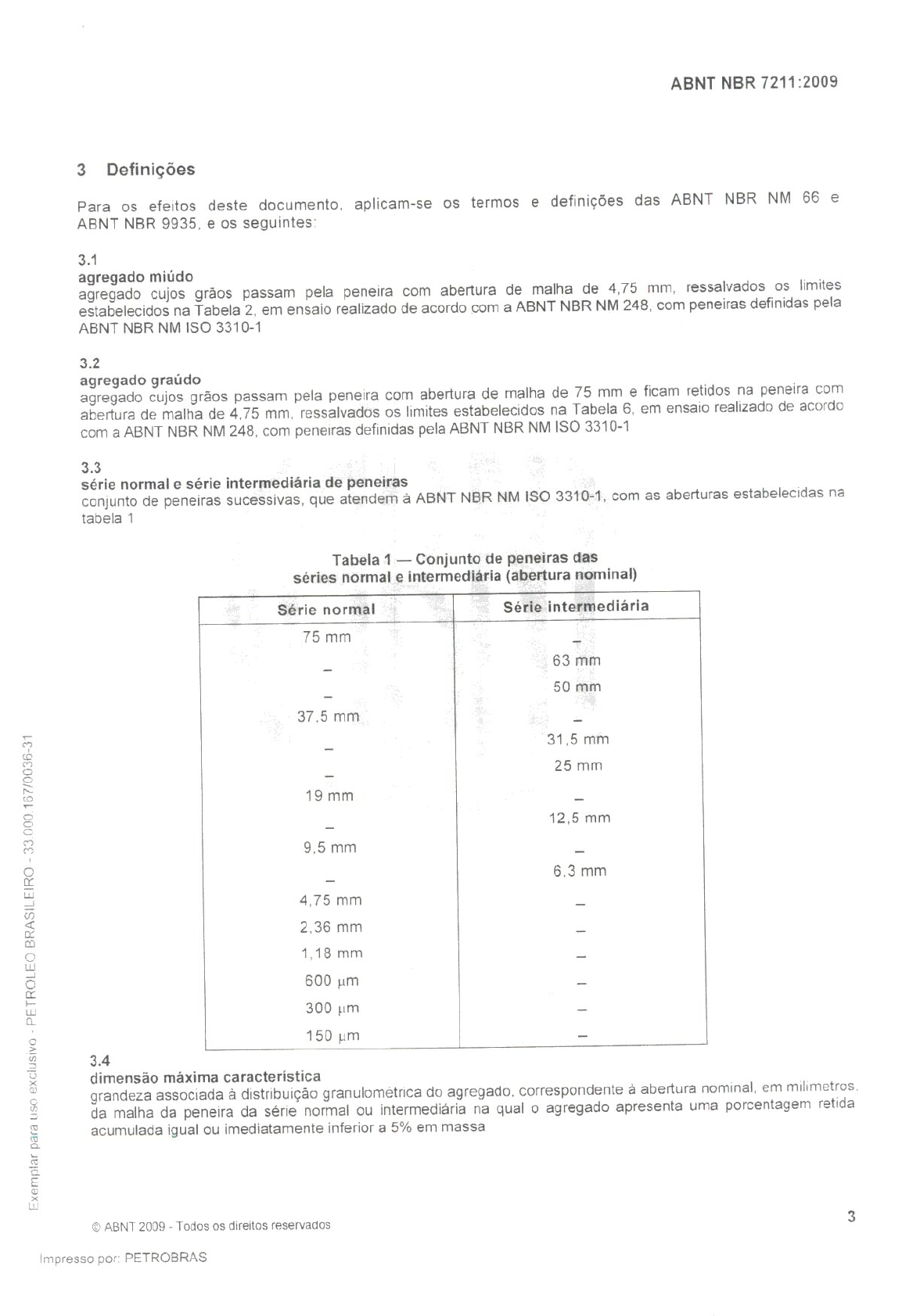 NBR 7211 - 2009 - Fundações