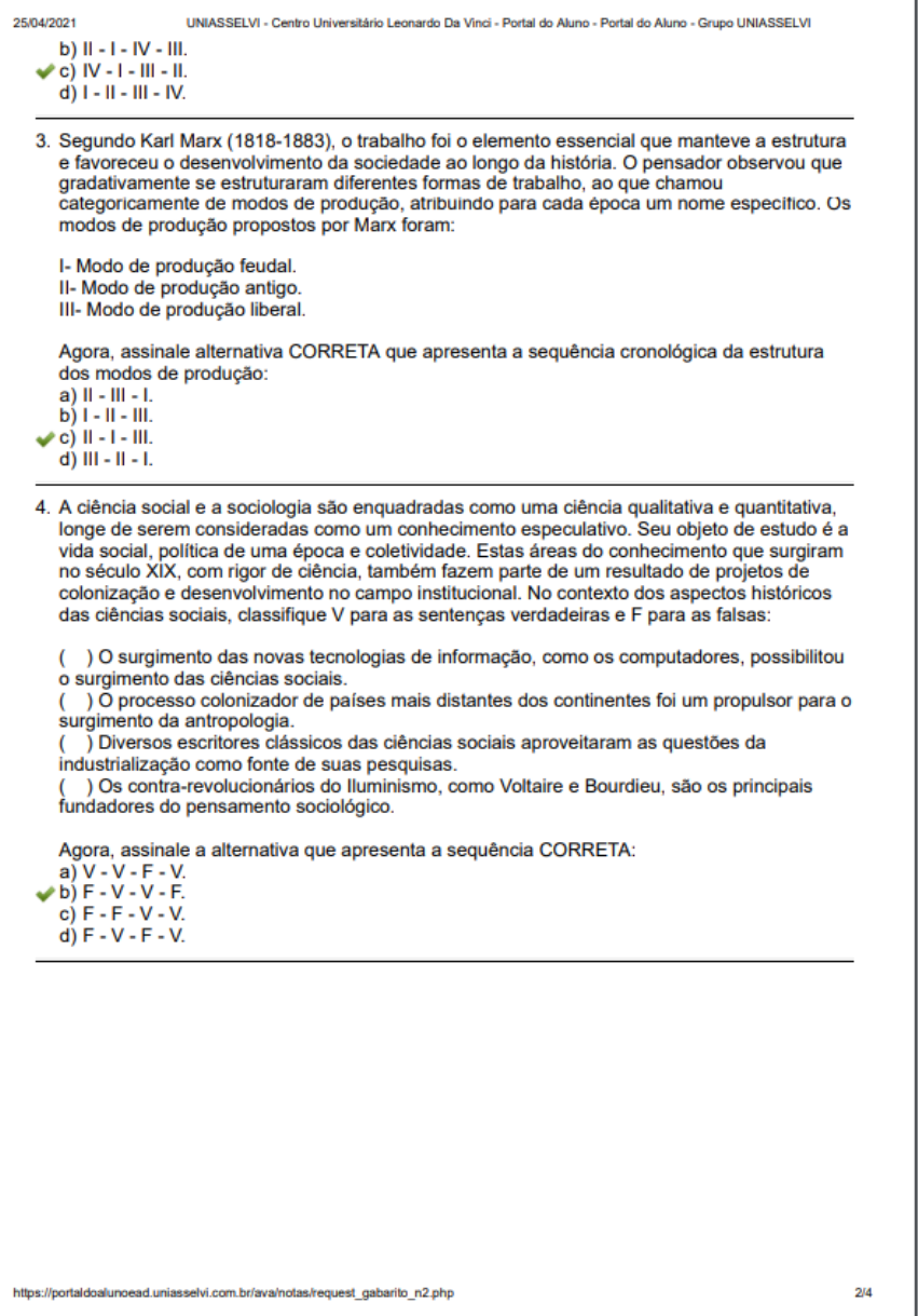 Avaliação 2, Sociedade, Educação E Cultura - Sociedade, Educação E Cultura