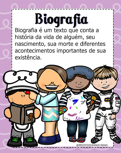 Gênero textual: BIOGRAFIA. 