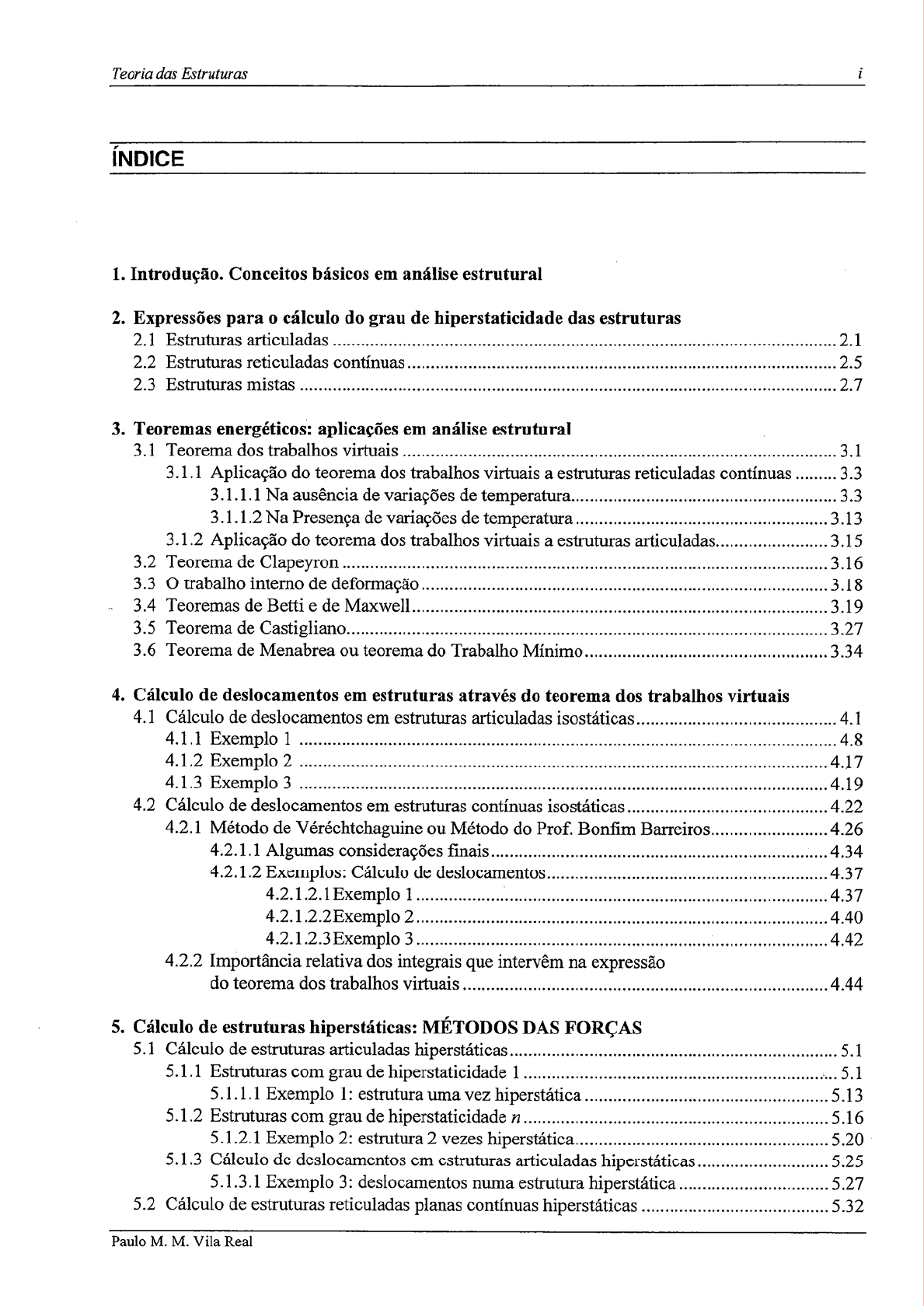 Teoria Das Estruturas - Teoria Das Estruturas 1