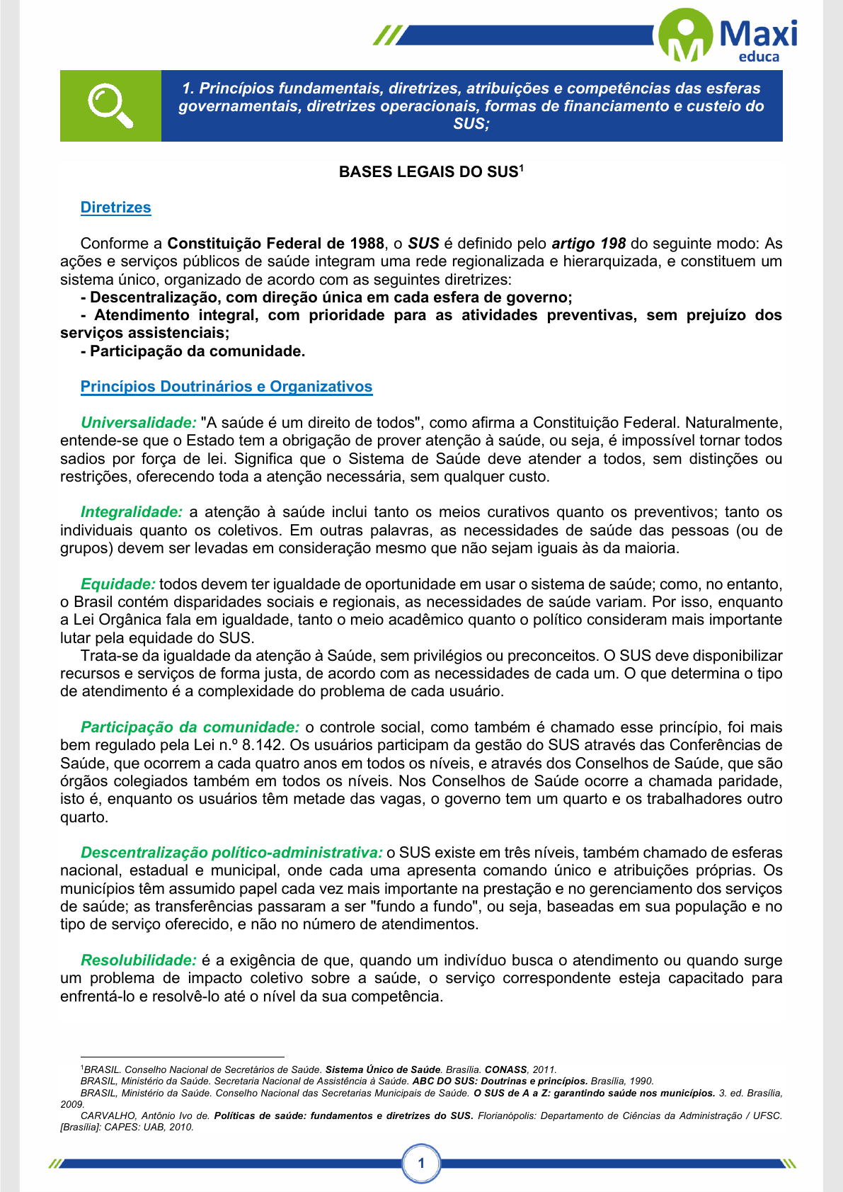 PDF) Financiamento do sistema único de saúde e a gestão