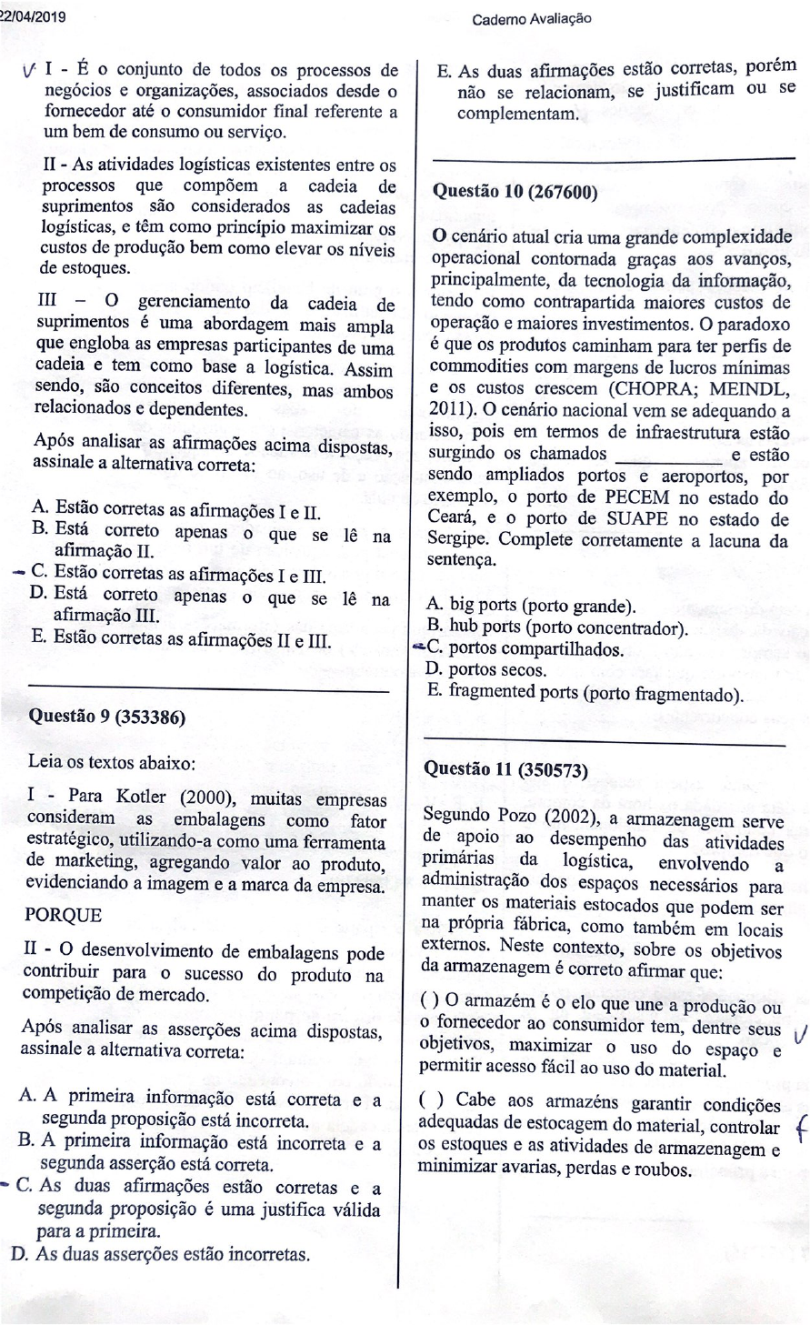 Prova Presencial Unopar Teorias E Praticas Do Curriculo