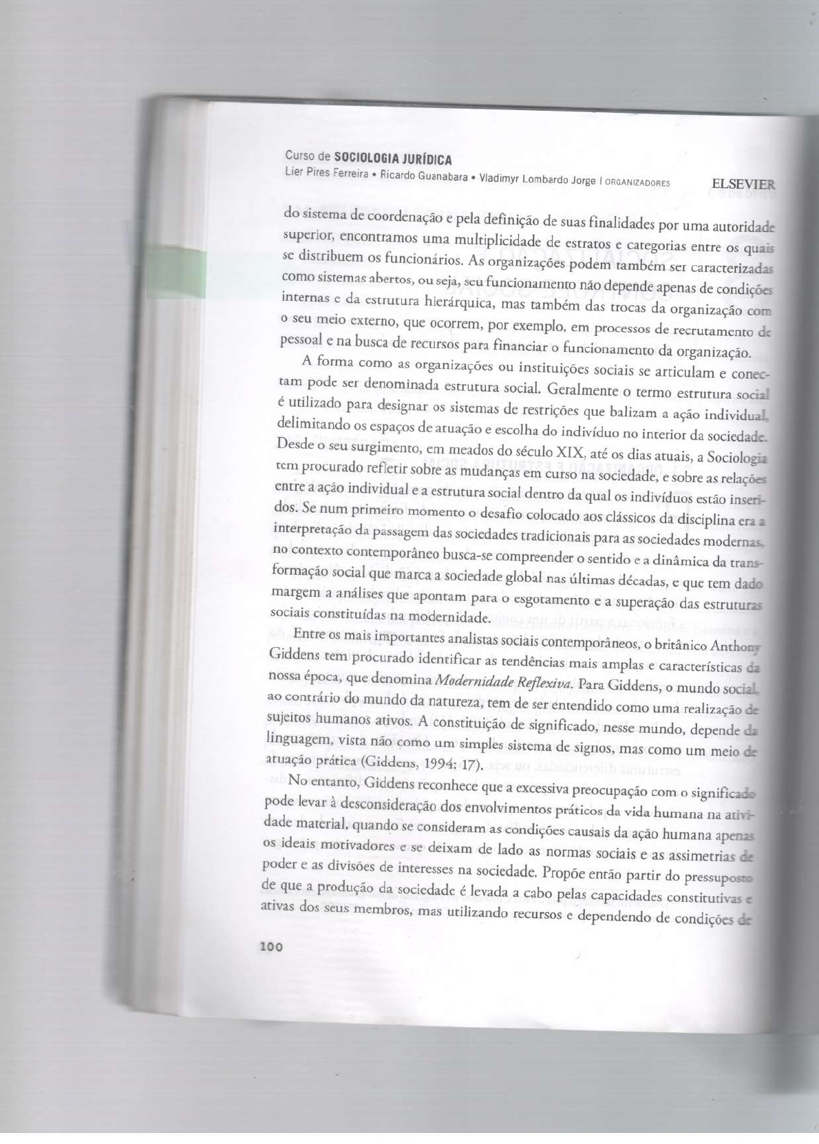 Texto Sociologia 01 - Sociologia Jurídica