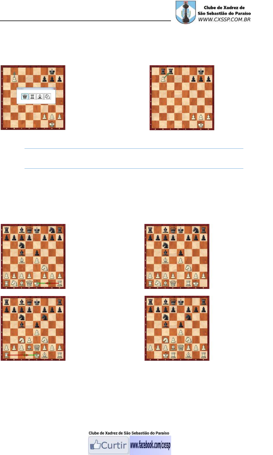 Cartilha de Xadrez para Iniciantes CXSSP Modulo 1.compr - Educação Física