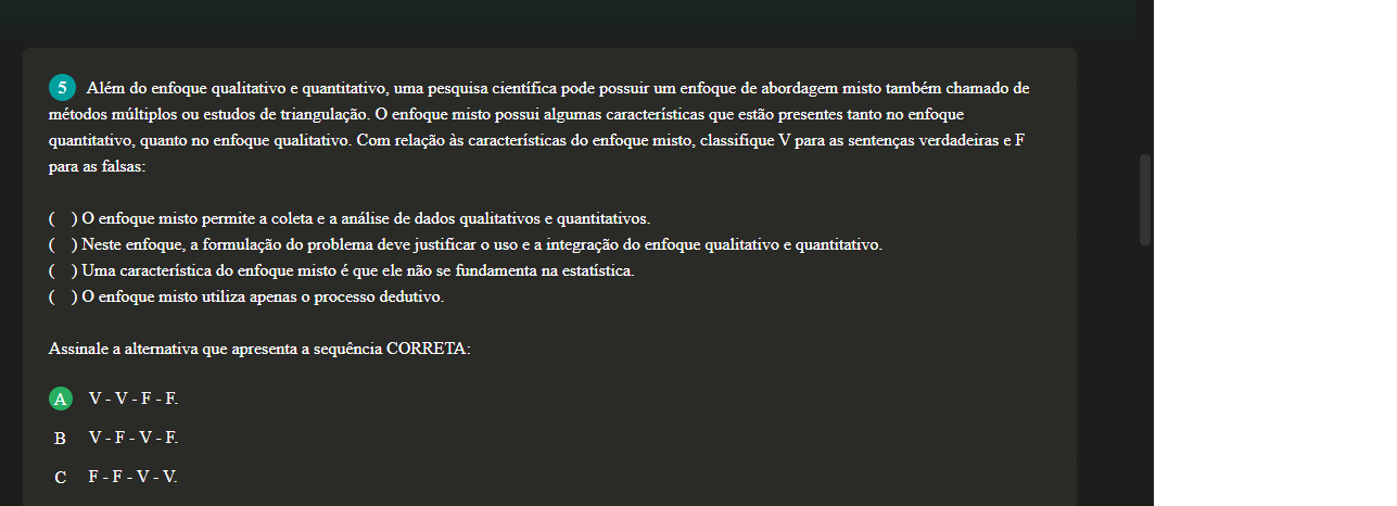 Pesquisa Científica - Análise dos dados (Triangulação) 