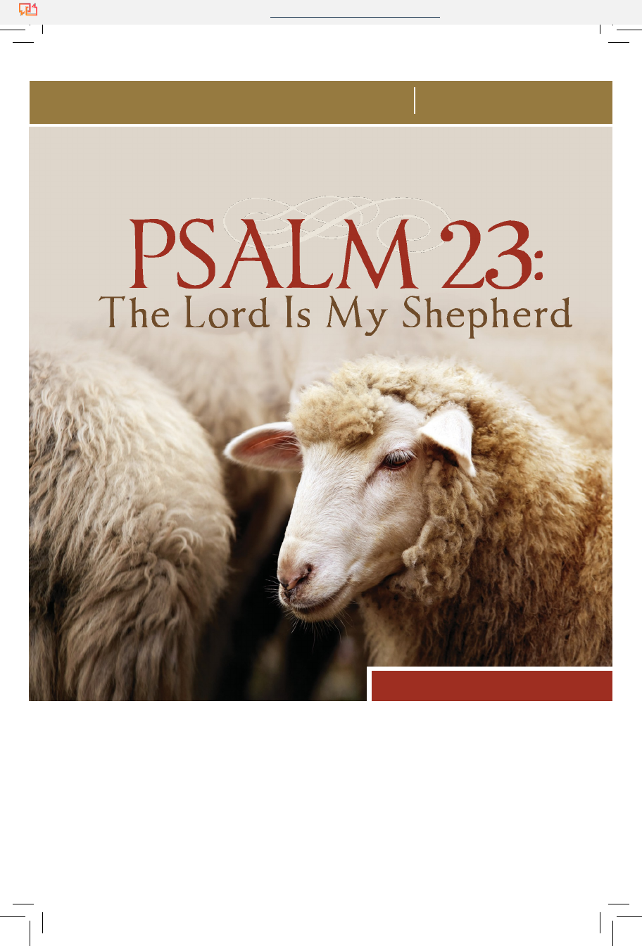 SALMO 23 EM INGLÊS - PSALM 23 