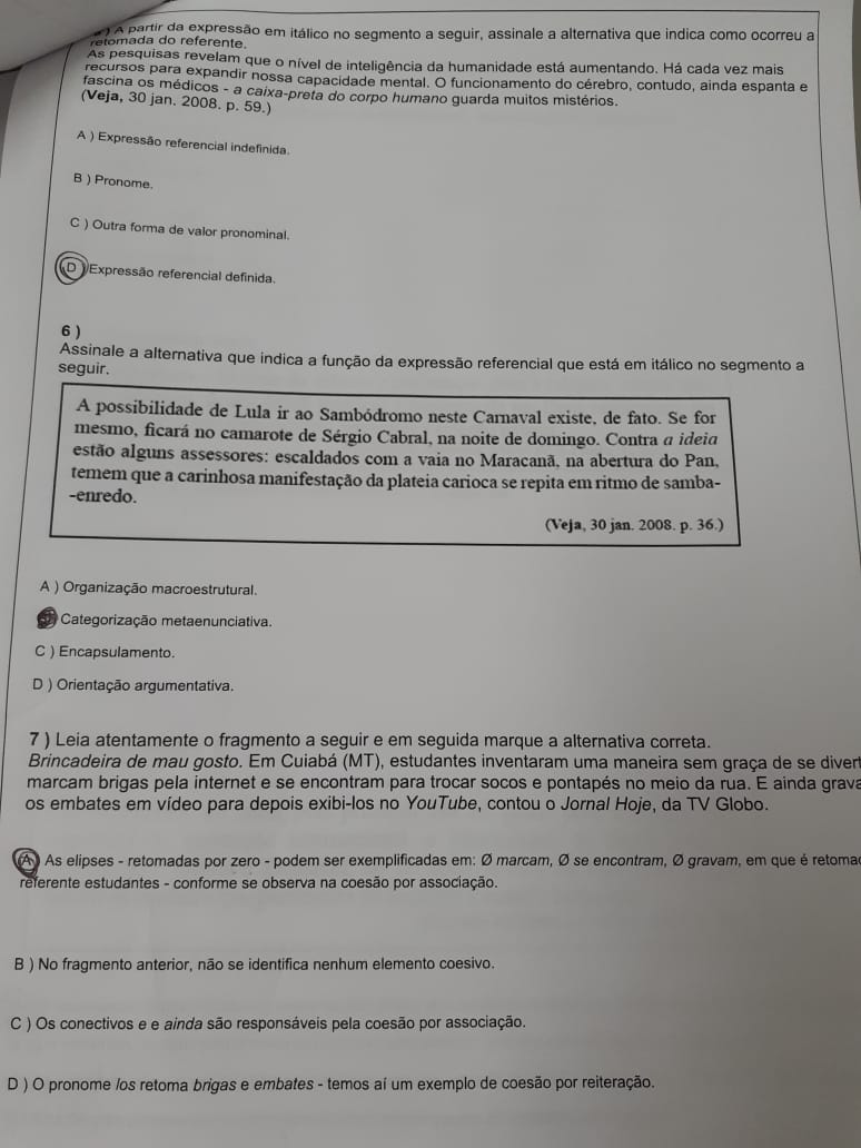 Questão TEXTO SAMBA NO ARIdentifique o sinônimo que melhor se