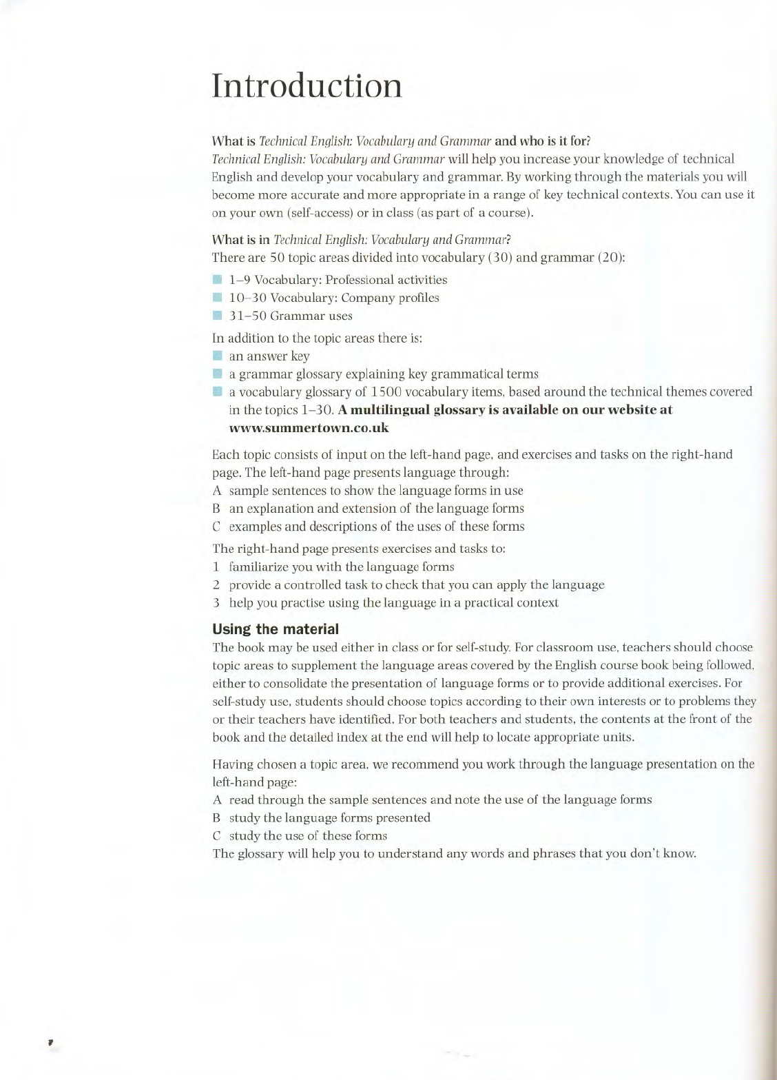 Technical English Vocabulary And Grammar Englishonlineclub Com Ingles Instrumental 5