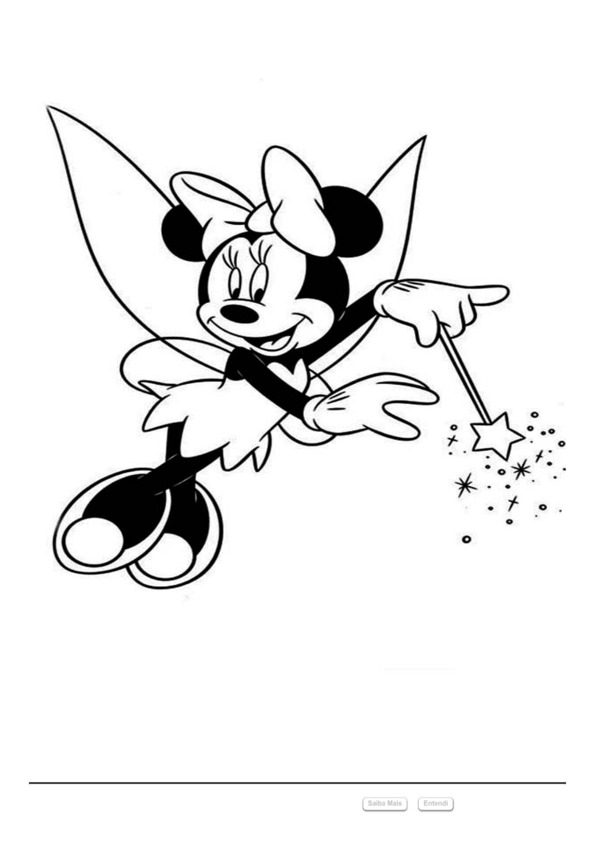 Desenhos da Minnie - Modelos para Colorir - Tudo Para Colorir